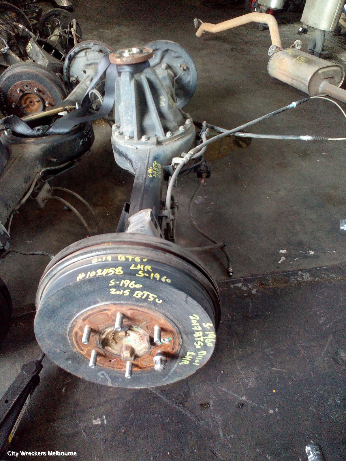 MAZDA BT50 REAR DIFF ASSEMBLY, 2.2, DIESEL, 2WD, AUTO T/M, 3.73 RATIO, NON DIFF LOCK TYPE, UP-UR, 10/2011 - 06/2020