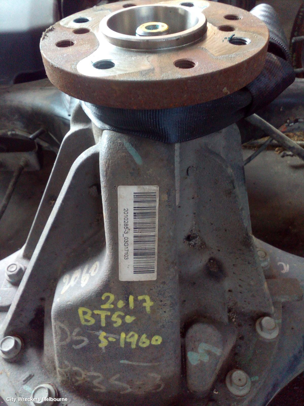 MAZDA BT50 REAR DIFF ASSEMBLY, 2.2, DIESEL, 2WD, AUTO T/M, 3.73 RATIO, NON DIFF LOCK TYPE, UP-UR, 10/2011 - 06/2020