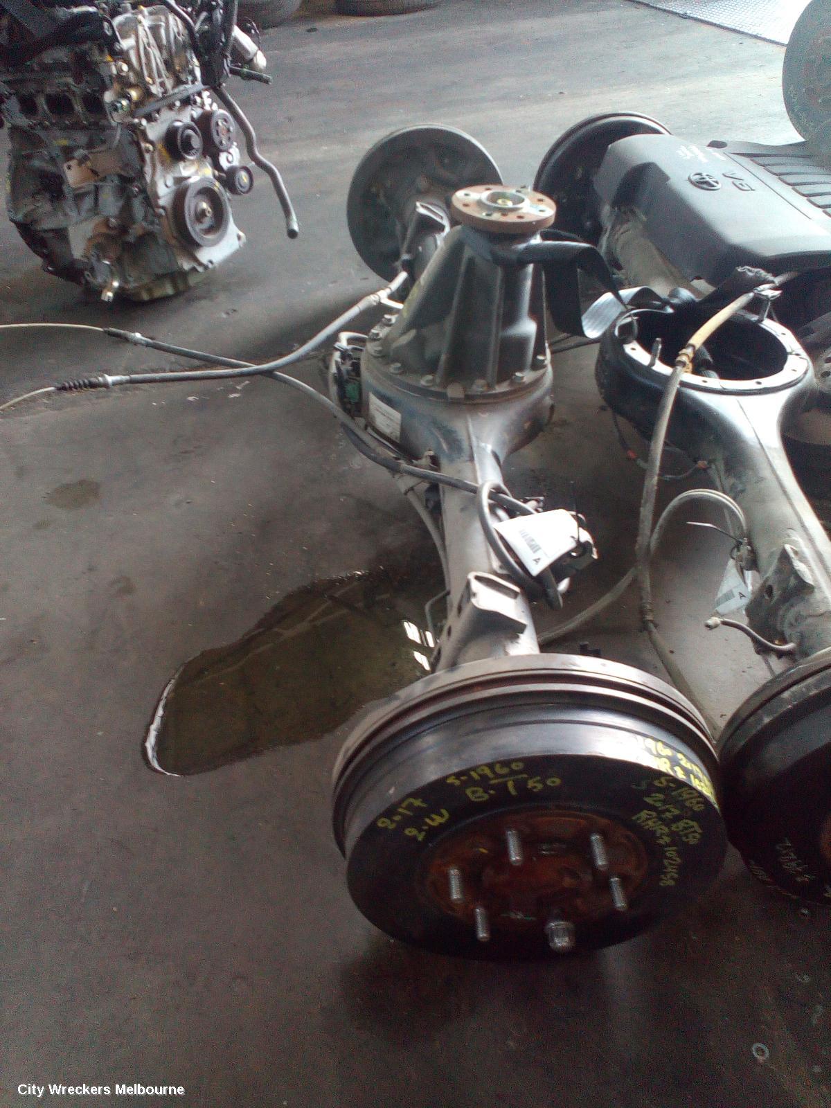 MAZDA BT50 REAR DIFF ASSEMBLY, 2.2, DIESEL, 2WD, AUTO T/M, 3.73 RATIO, NON DIFF LOCK TYPE, UP-UR, 10/2011 - 06/2020