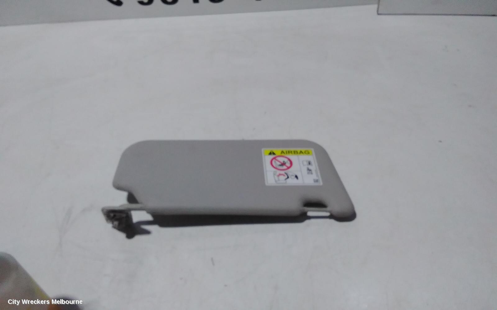 MAZDA BT50 SUNVISOR, UP-UR, LH SIDE, 10/2011 - 06/2020