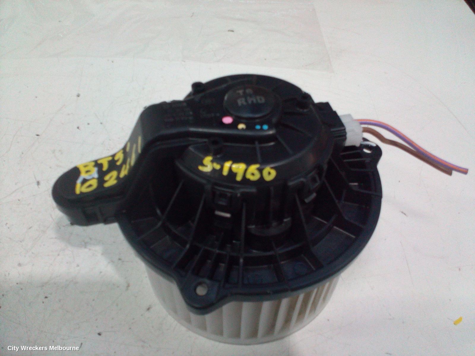 MAZDA BT50 HEATER FAN MOTOR, UP-UR, 10/2011 - 06/2020