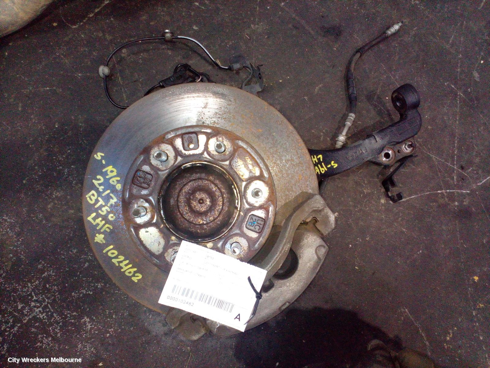 MAZDA BT50 LEFT FRONT HUB ASSEMBLY, UP-UR, 2WD LOW RIDE, 10/2011 - 06/2020