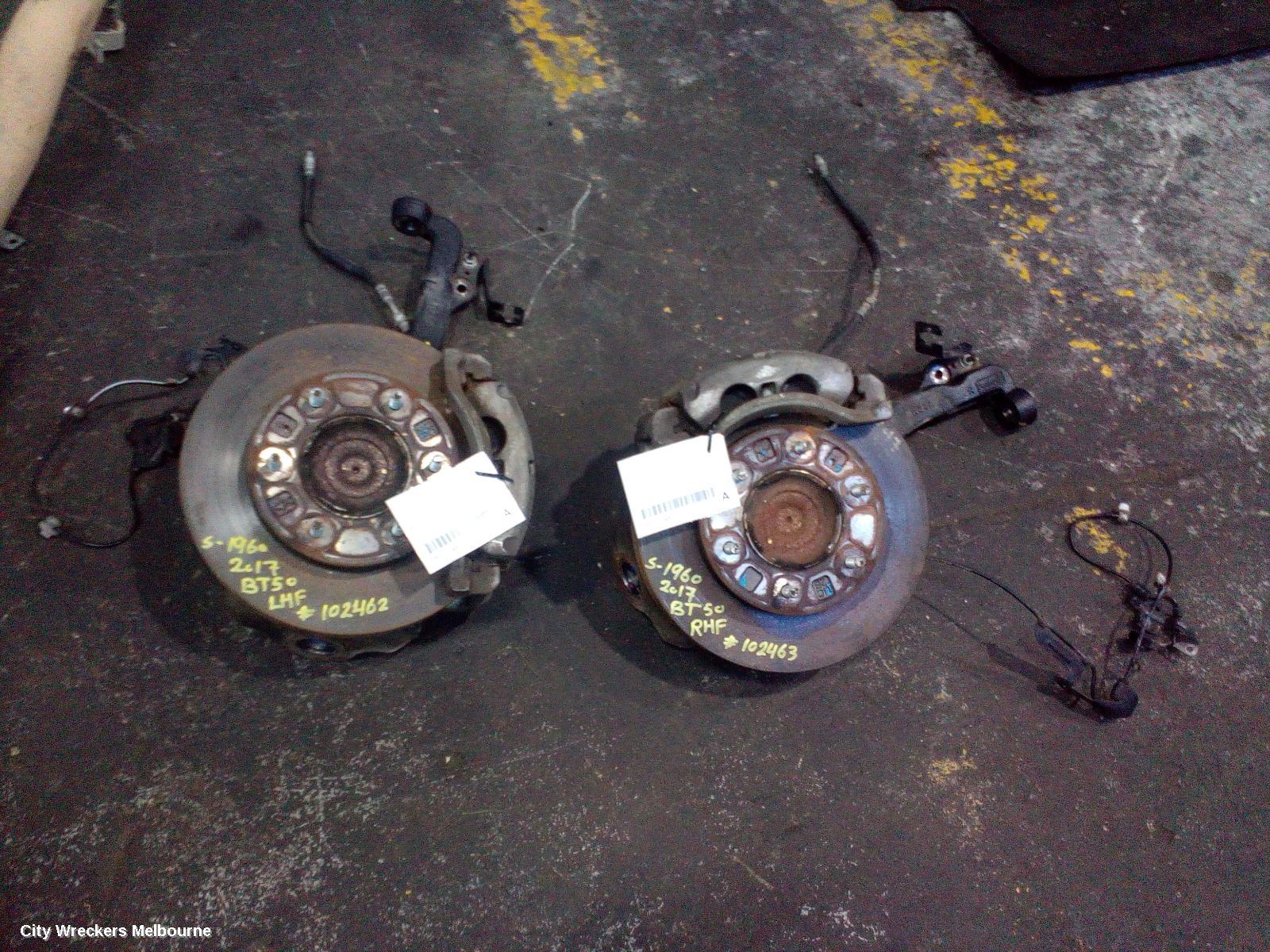 MAZDA BT50 LEFT FRONT HUB ASSEMBLY, UP-UR, 2WD LOW RIDE, 10/2011 - 06/2020