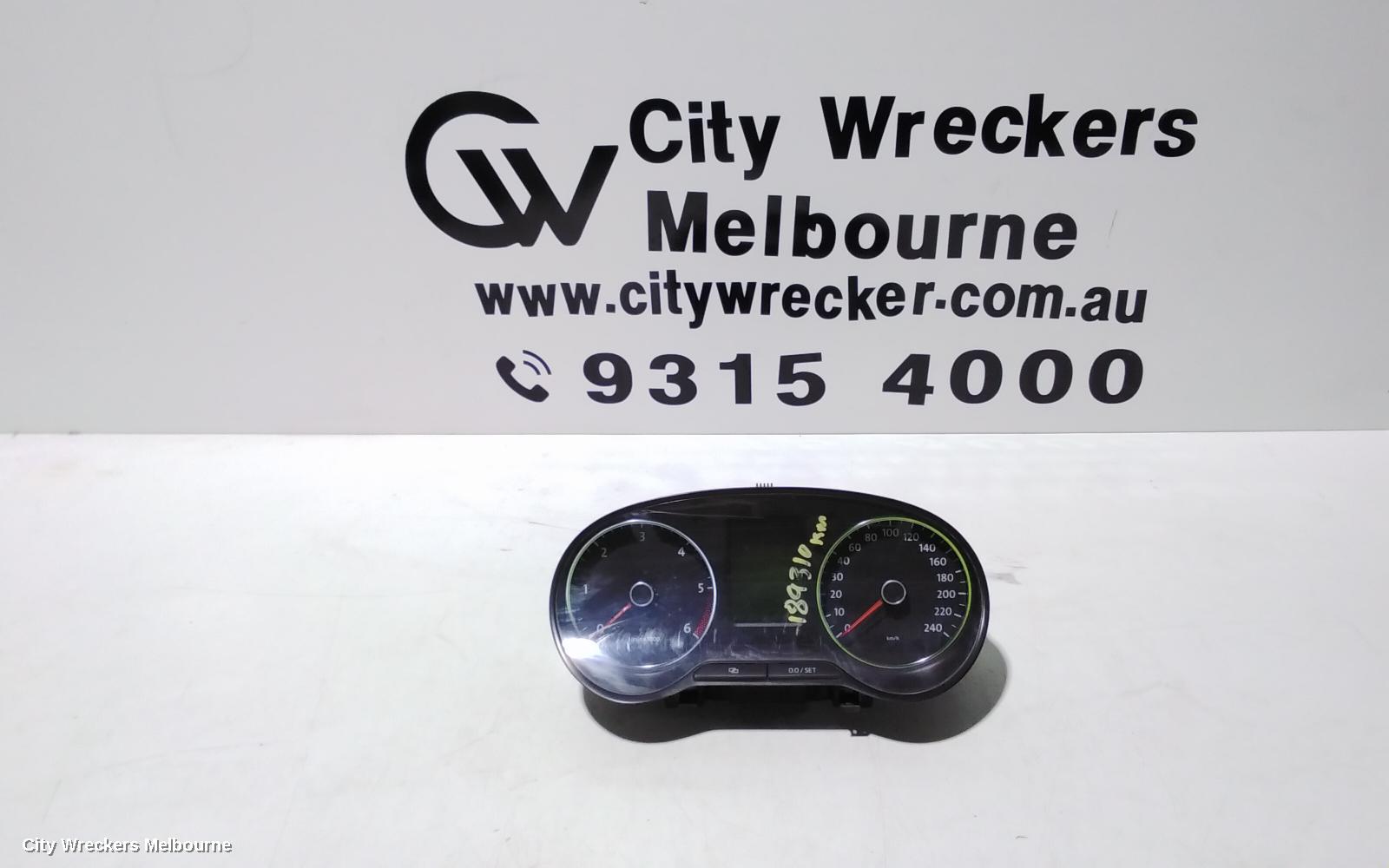 VOLKSWAGEN AMAROK INSTRUMENT CLUSTER, DIESEL, MANUAL T/M, 2H, 12/2010 - 10/2014
