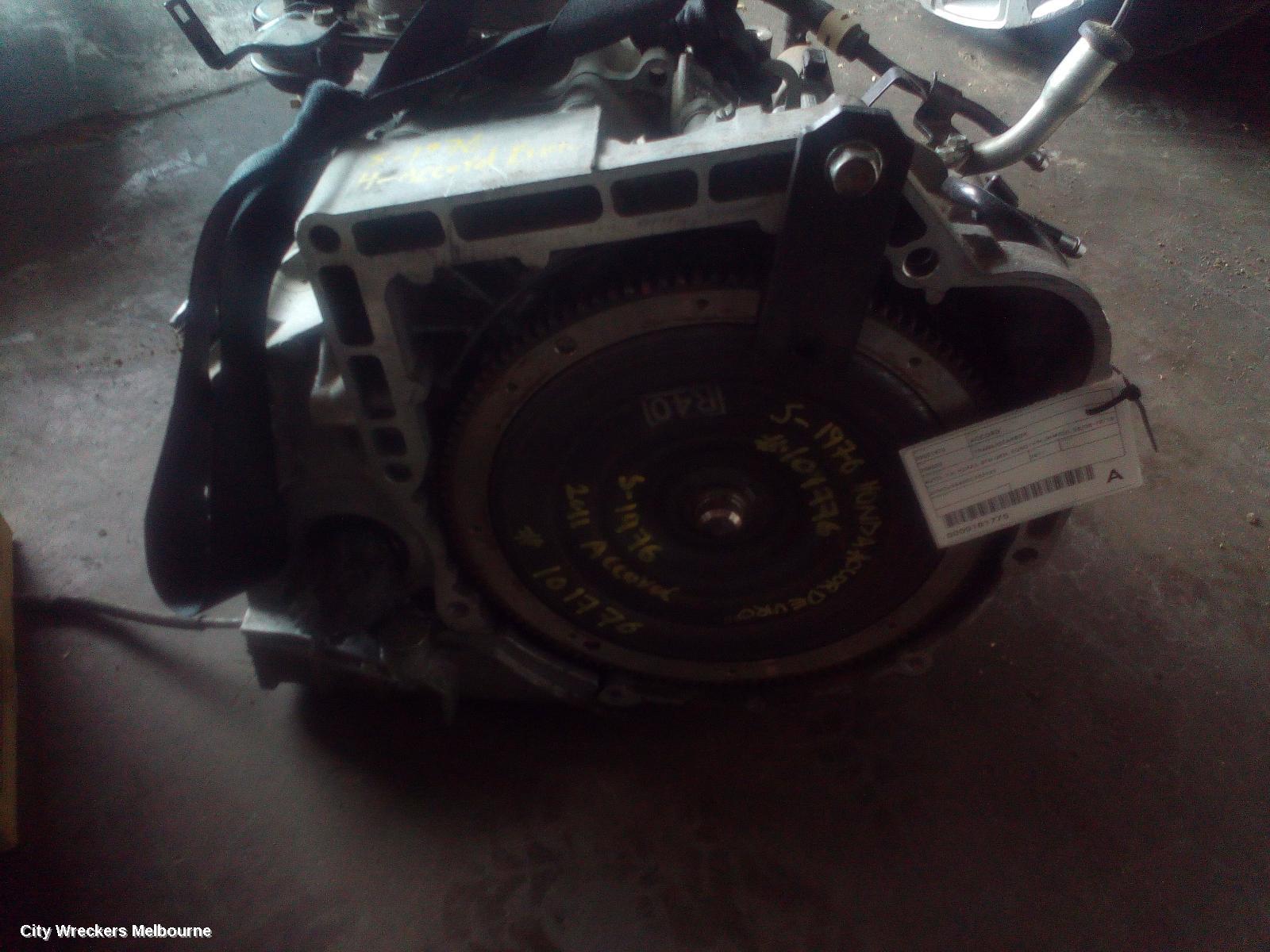 HONDA ACCORD TRANS/GEARBOX, AUTO, 2.4, K24Z3, 8TH GEN, EURO (VIN JHMCU), 06/2008 - 12/2015
