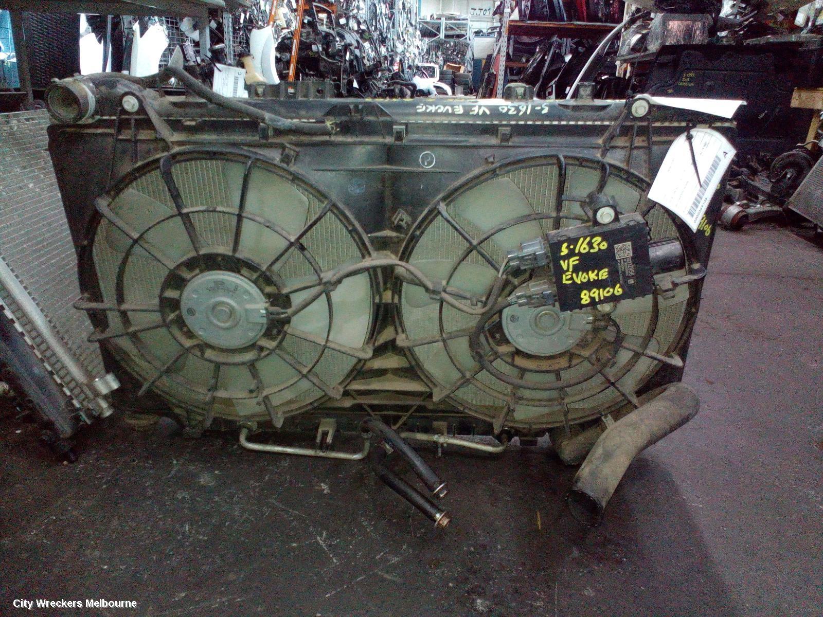 HOLDEN COMMODORE FAN, DUAL FAN ASSY, 3.6, VF, 05/2013 - 12/2017