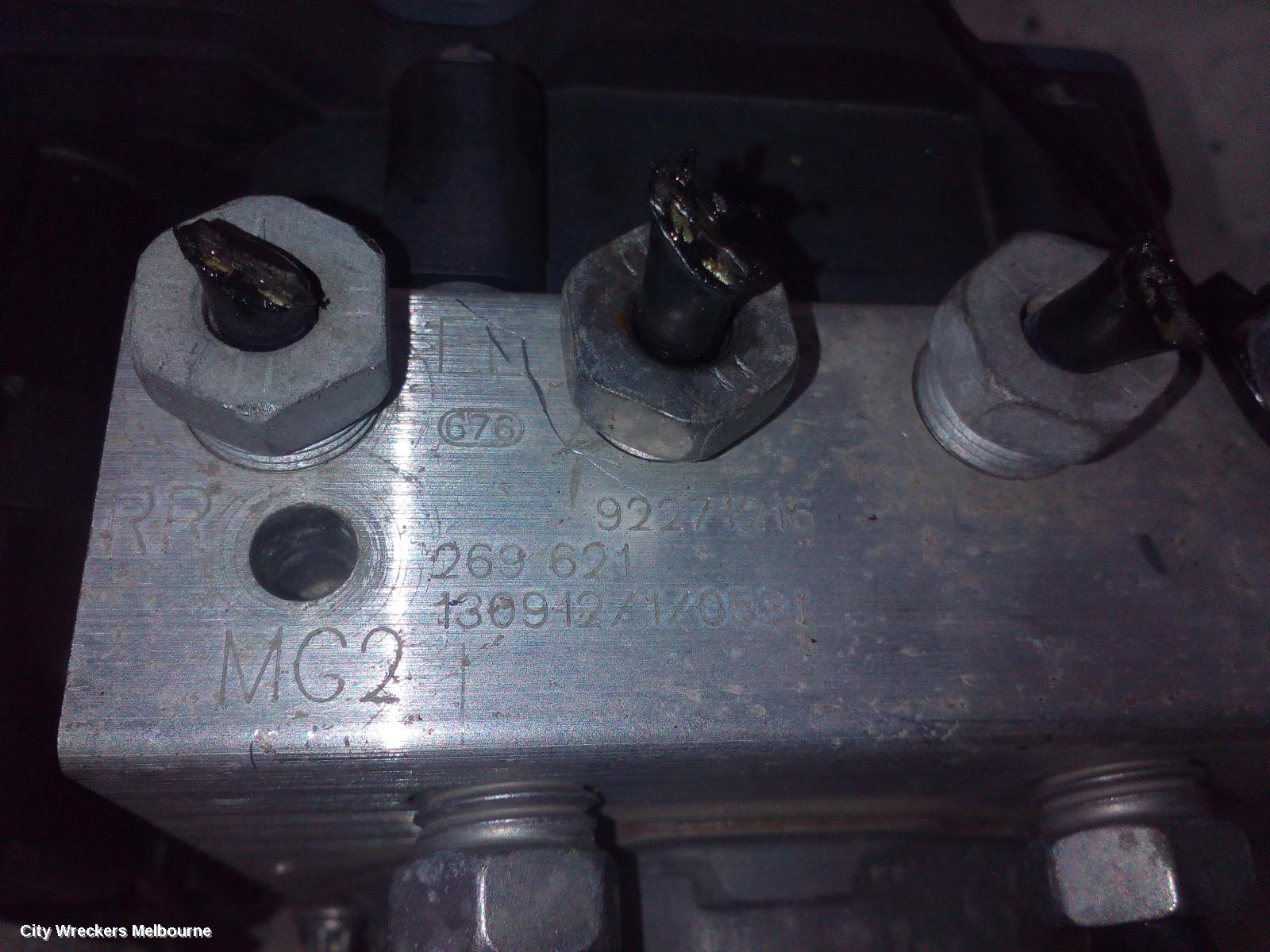 HOLDEN COMMODORE ABS PUMP/MODULATOR, VE, NON TRACTION CONTROL TYPE, 08/2006 - 05/2013