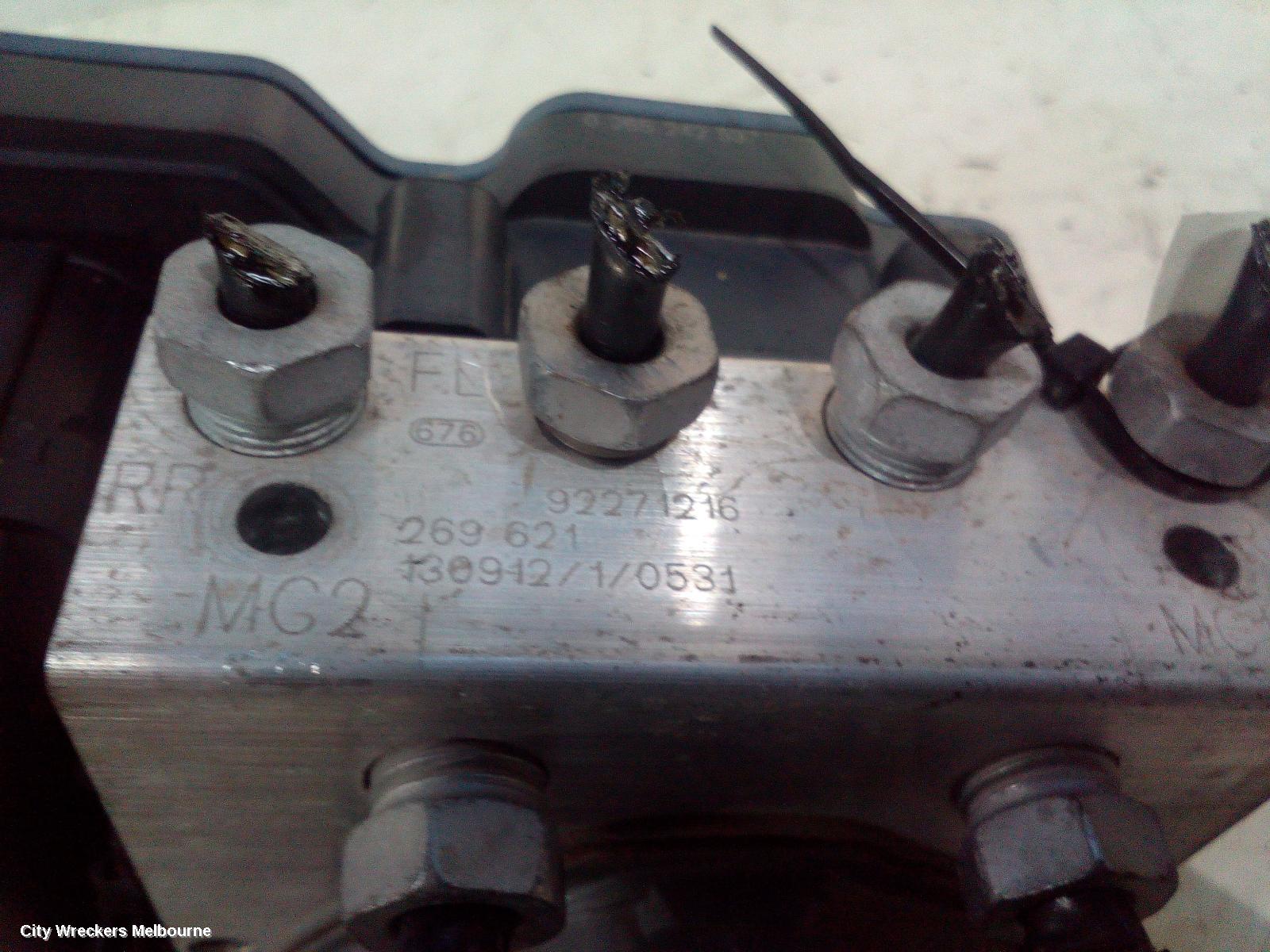 HOLDEN COMMODORE ABS PUMP/MODULATOR, VE, NON TRACTION CONTROL TYPE, 08/2006 - 05/2013