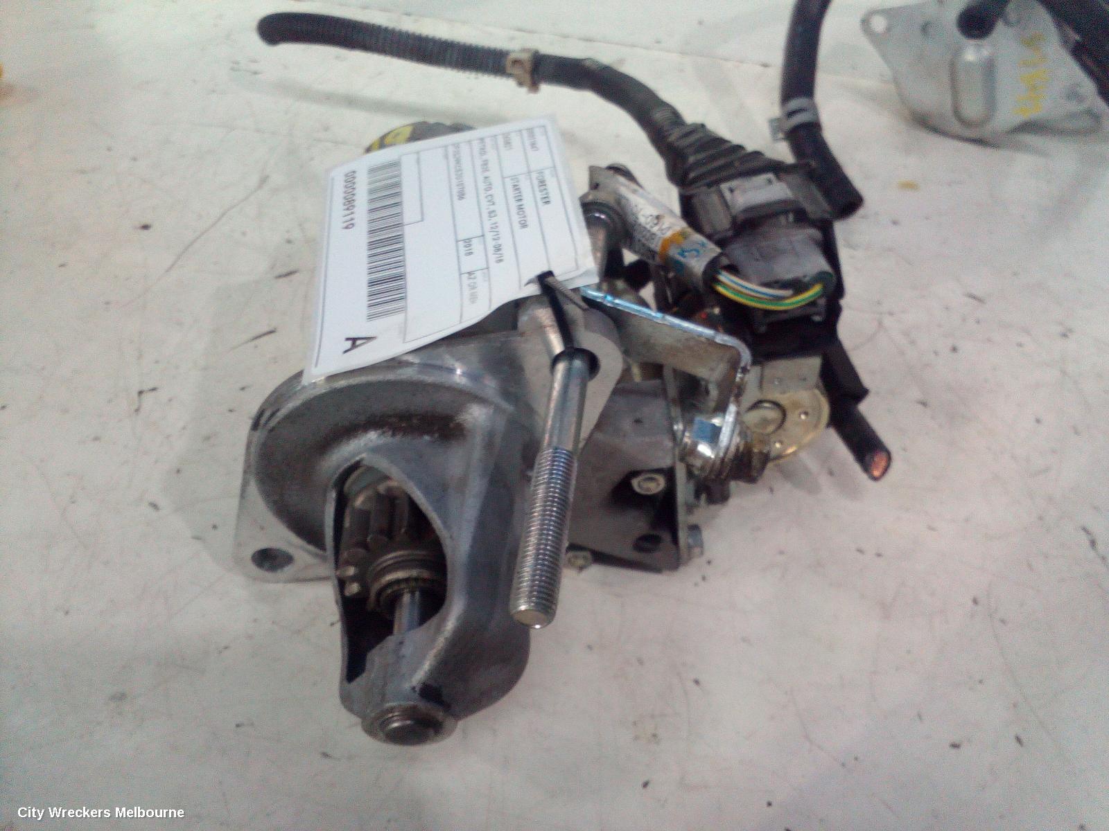 SUBARU FORESTER STARTER, PETROL, FB25, AUTO, CVT, SJ, 12/2012 - 08/2018