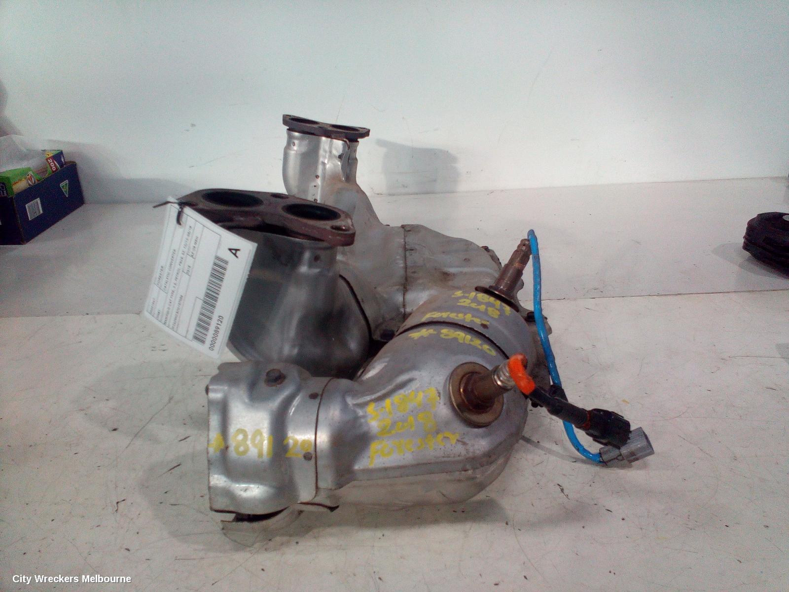 SUBARU FORESTER CATALYTIC CONVERTER, MANIFOLD-CAT TYPE, 2.5, PETROL, FB25, SJ, 12/2012 - 08/2018