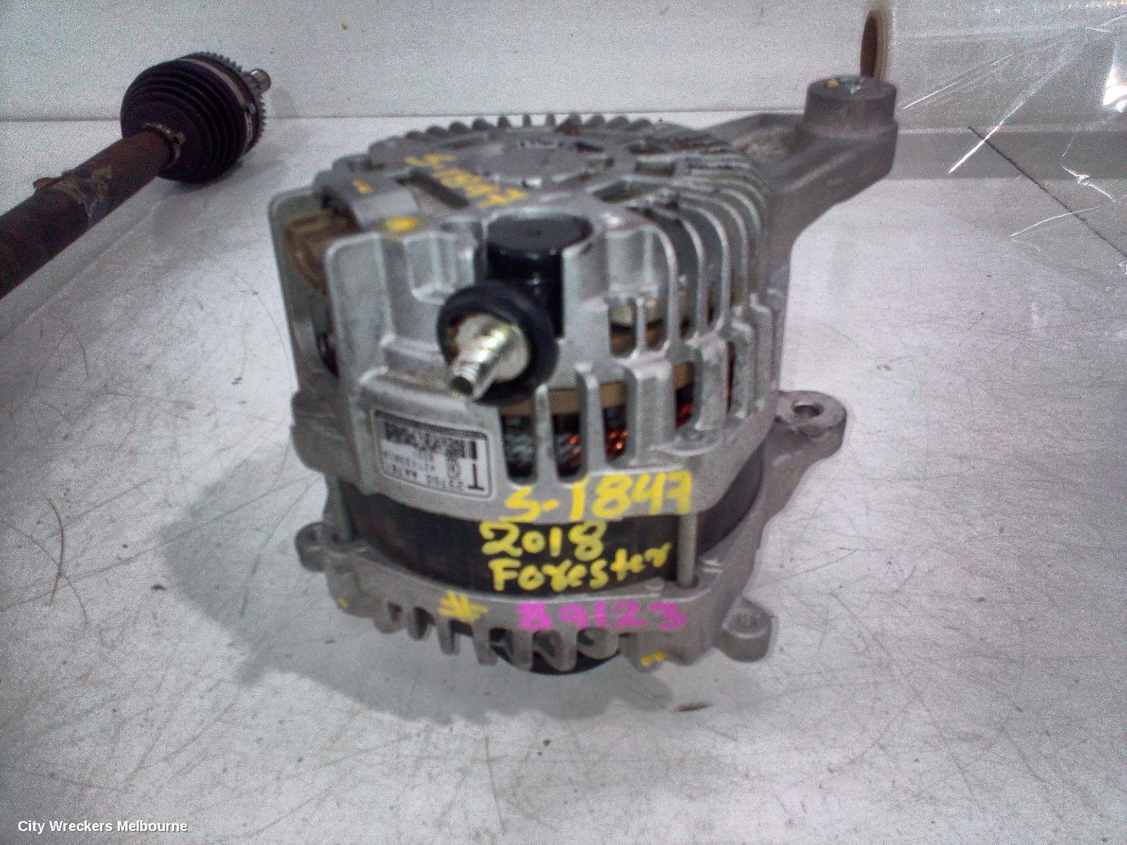 SUBARU FORESTER ALTERNATOR, PETROL, 2.5, FB25, P/N 23700AA760, SJ, 12/2012 - 08/2018