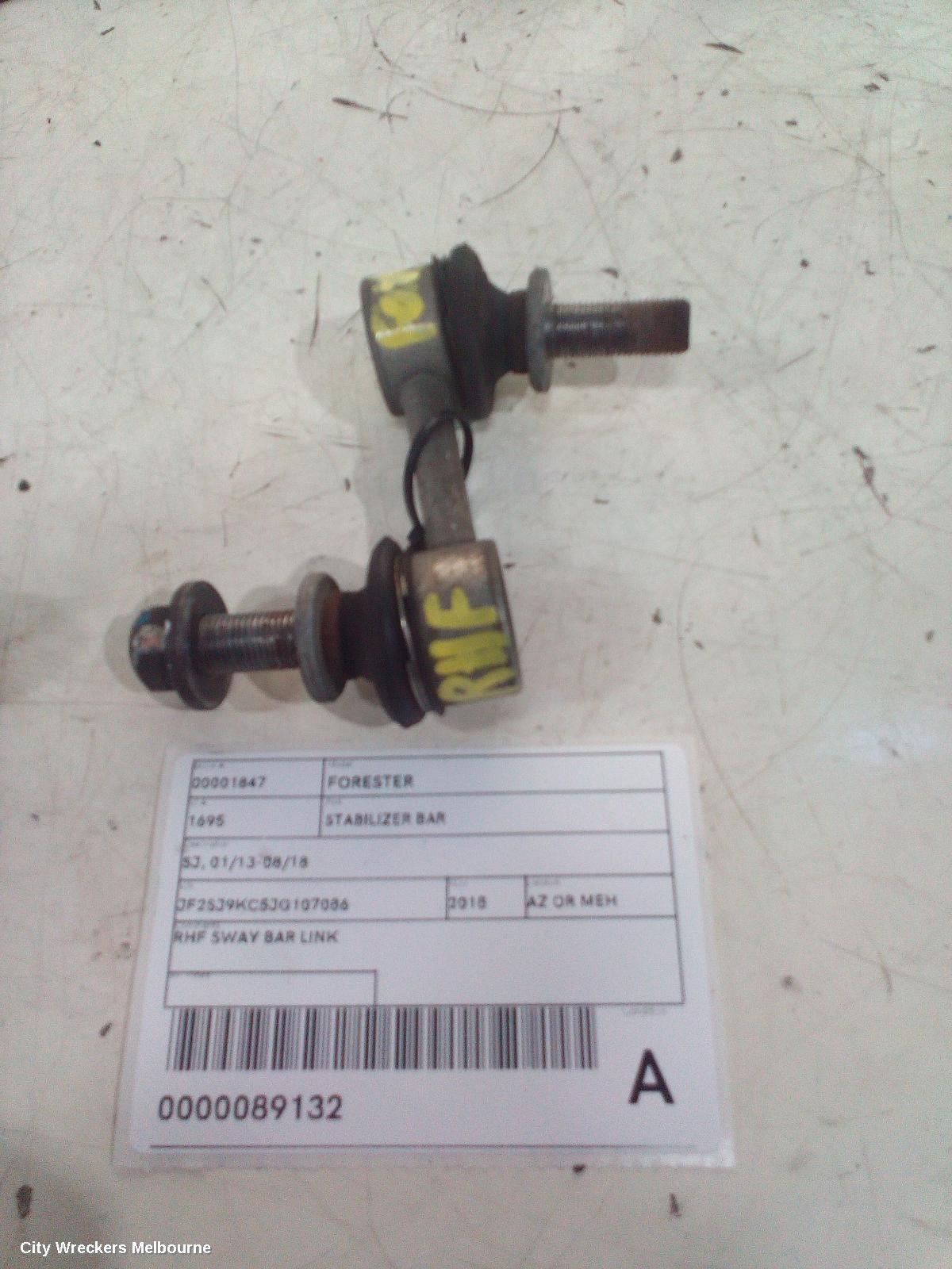 SUBARU FORESTER STABILISER BAR, SJ, 01/2013 - 08/2018