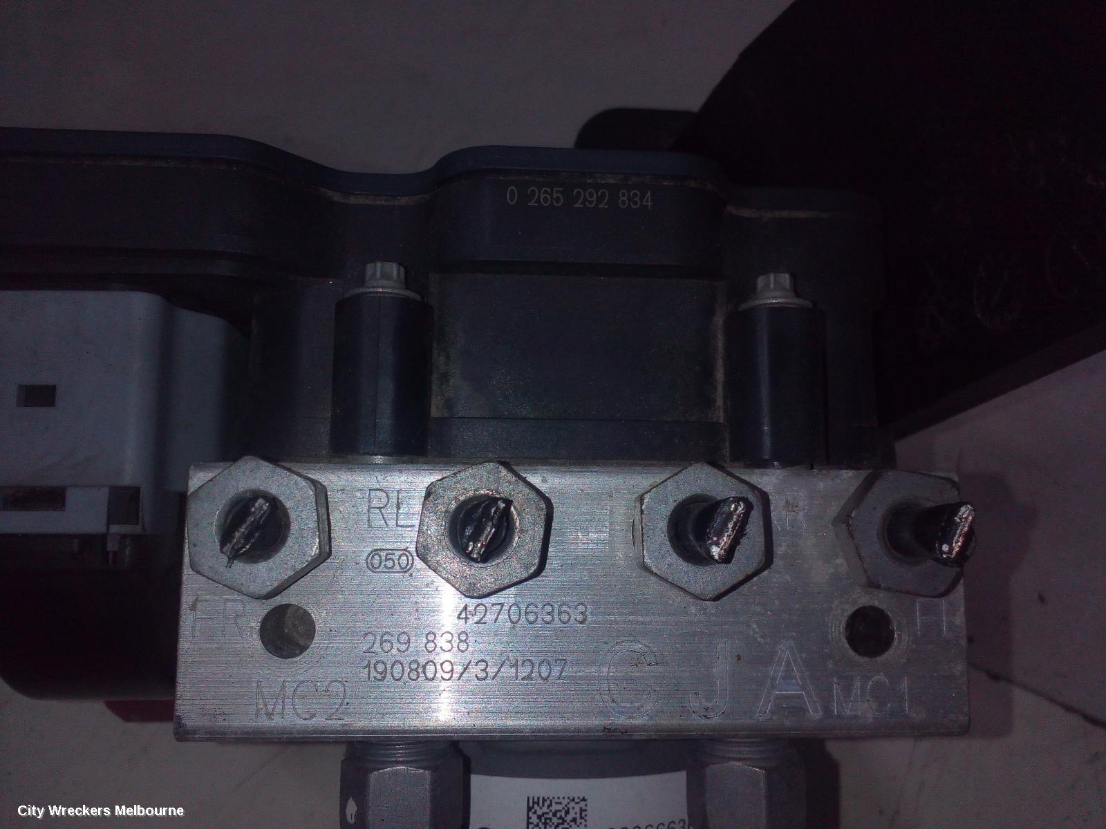 HOLDEN ASTRA ABS PUMP/MODULATOR, BK-BL, 09/2016 - 12/2020