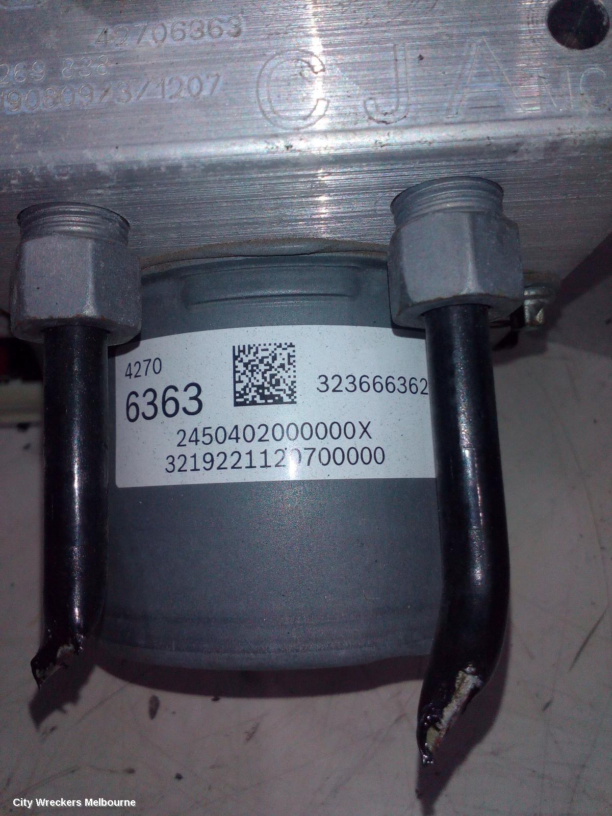 HOLDEN ASTRA ABS PUMP/MODULATOR, BK-BL, 09/2016 - 12/2020