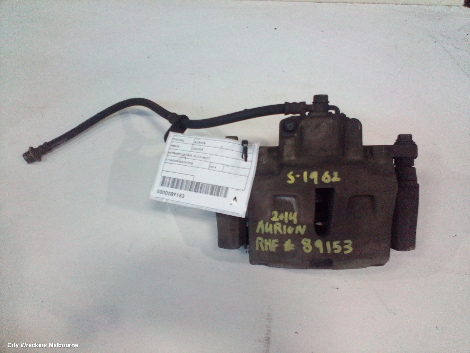 TOYOTA AURION CALIPER, RH FRONT, GSV50R, 02/2012 - 08/2017