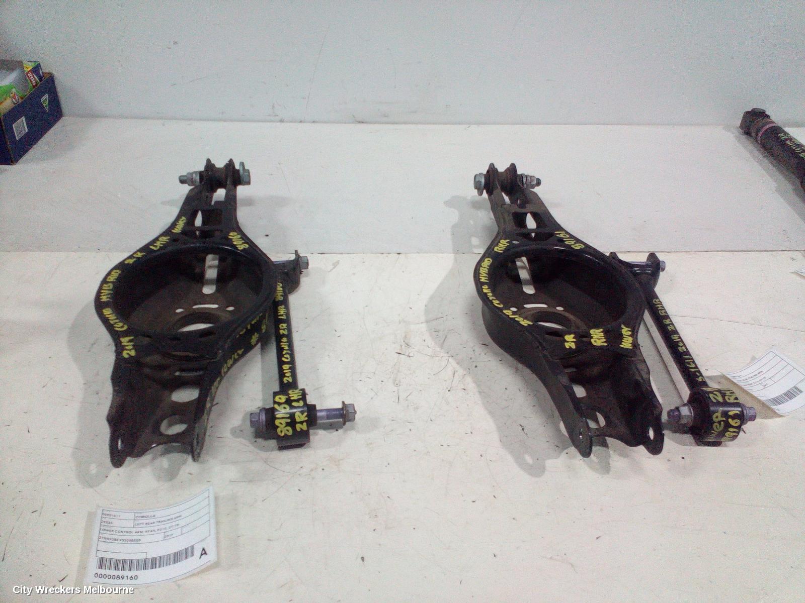TOYOTA COROLLA RIGHT REAR TRAILING ARM, LOWER CONTROL ARM-REAR, E210, 07/2018 ONWARDS