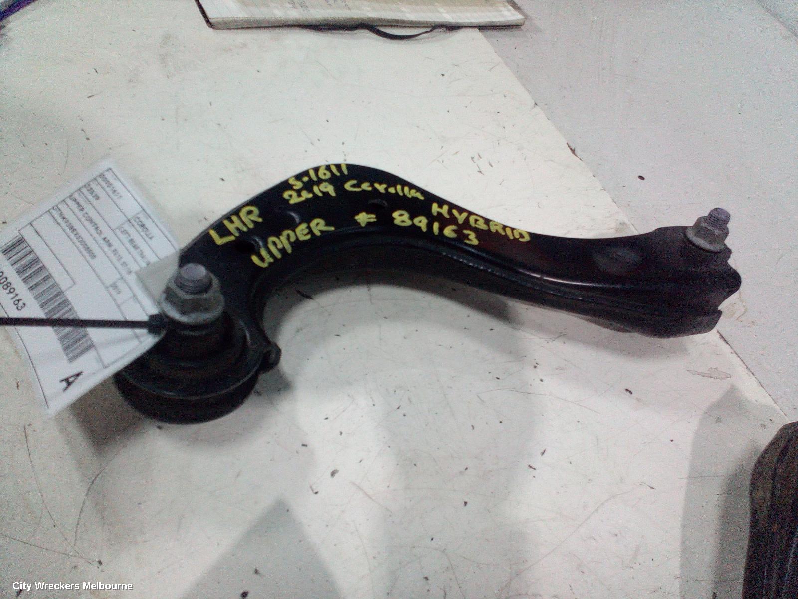 TOYOTA COROLLA LEFT REAR TRAILING ARM, UPPER CONTROL ARM, E210, 07/2018 ONWARDS