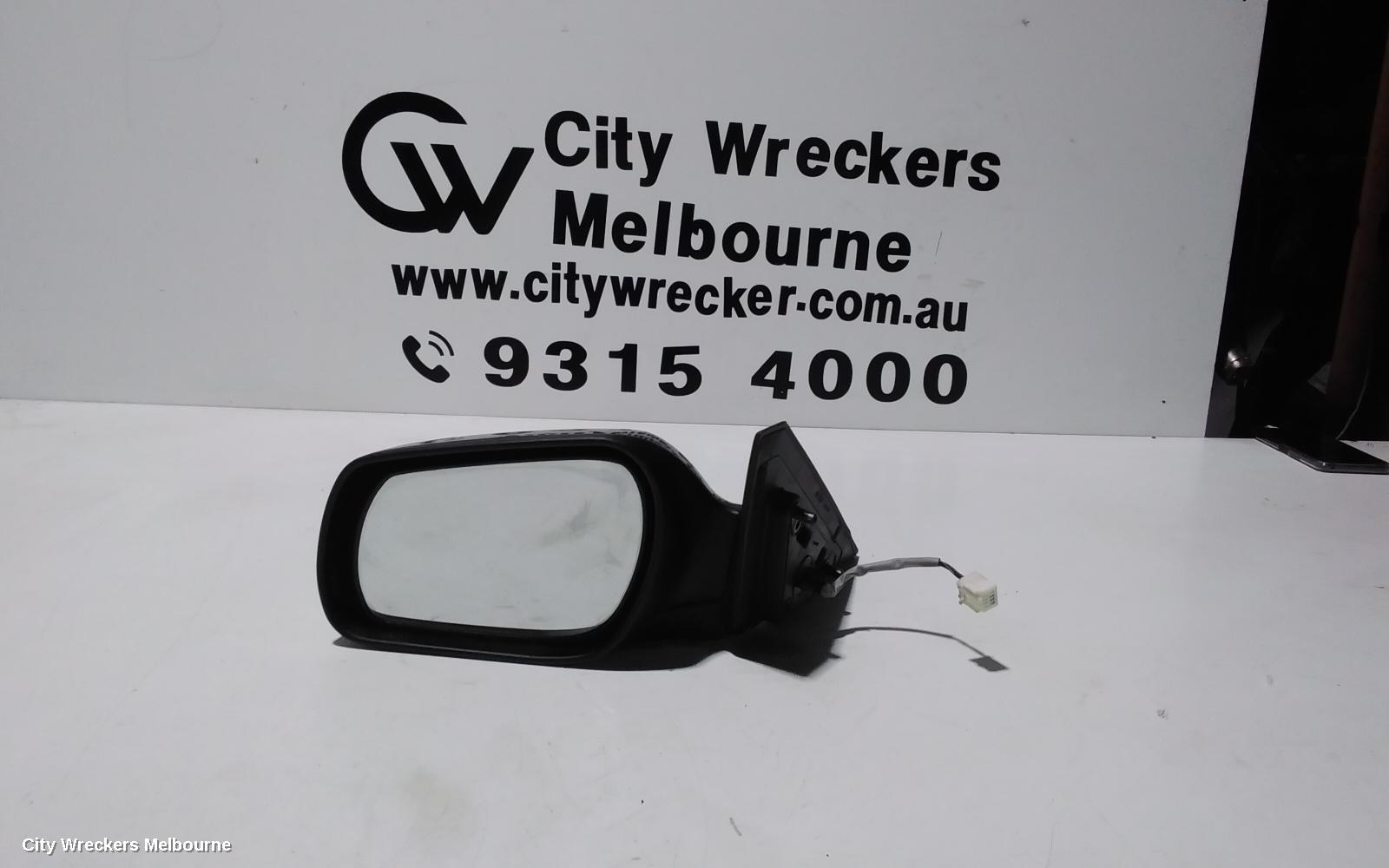MAZDA 6 LEFT DOOR MIRROR, GG/GY, 3 WIRE TYPE, 09/2002 - 02/2008