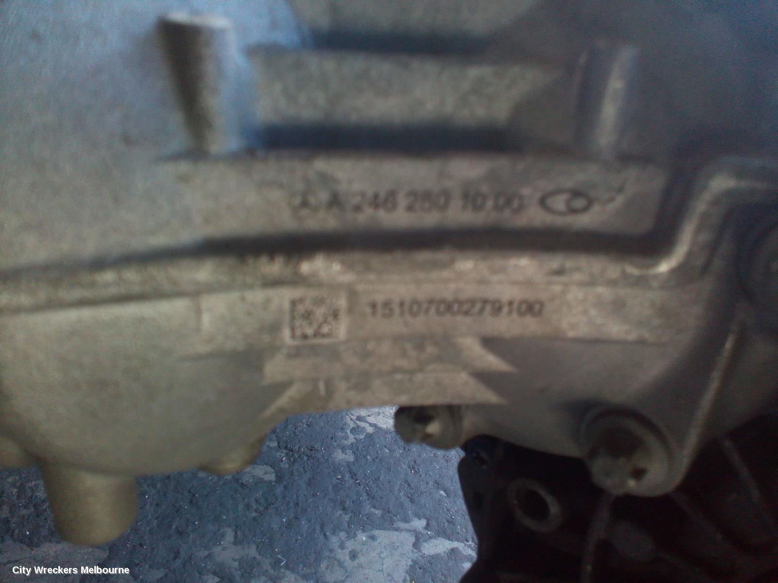 MERCEDES CLA CLASS TRANS/GEARBOX, AUTO, AWD, PETROL, 2.0, TURBO, C117, 724.011 CODE, CLA250, 02/2014 - 01/2019