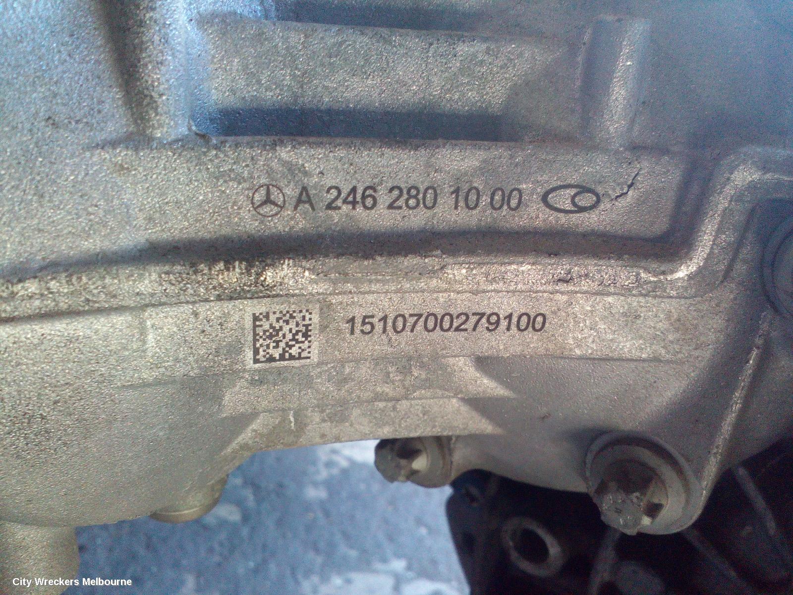 MERCEDES CLA CLASS TRANS/GEARBOX, AUTO, AWD, PETROL, 2.0, TURBO, C117, 724.011 CODE, CLA250, 02/2014 - 01/2019