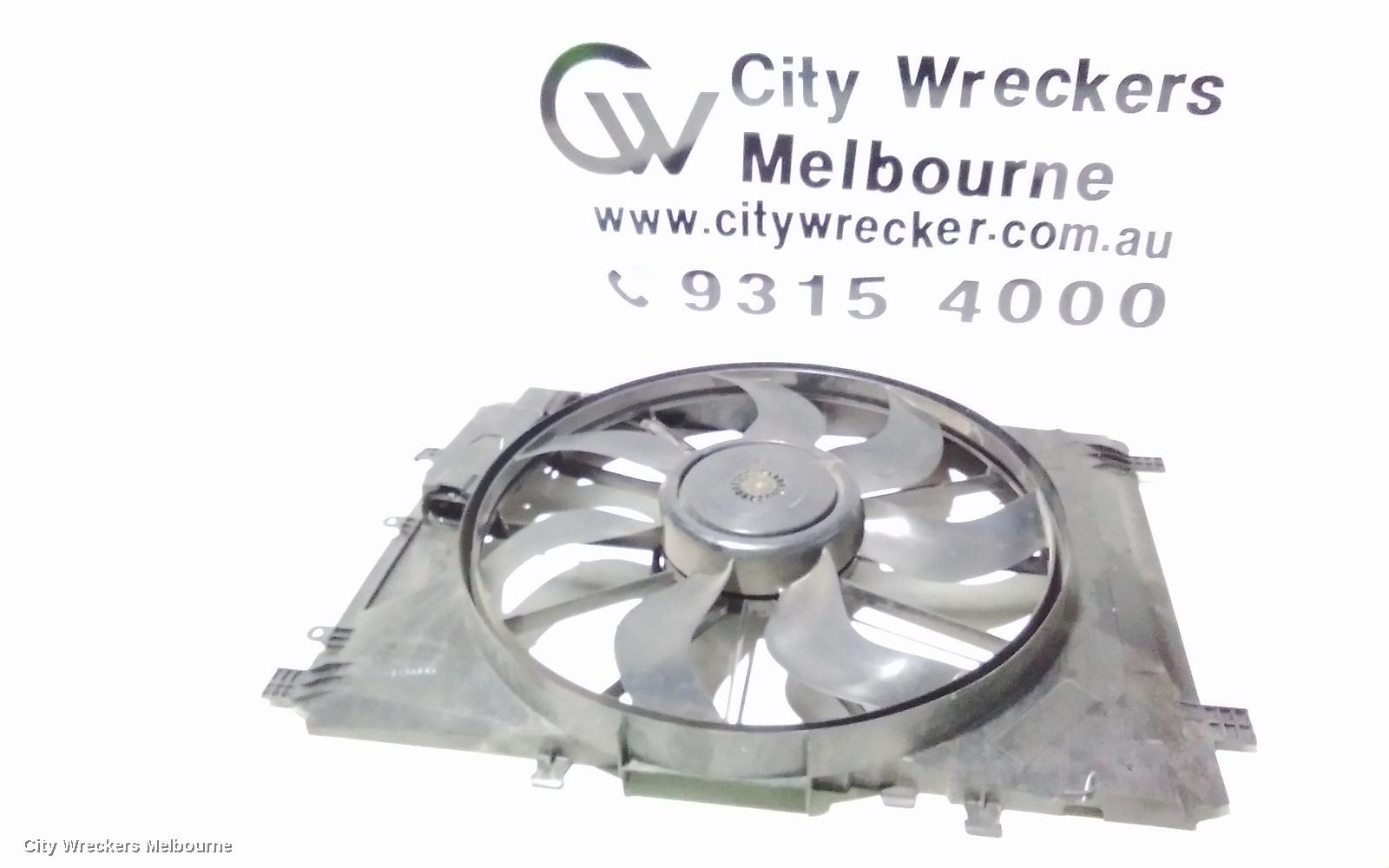 MERCEDES CLA CLASS FAN, SINGLE FAN ASSY, 2.0, PETROL, NON AMG, C117/X117, 02/2014 - 01/2019