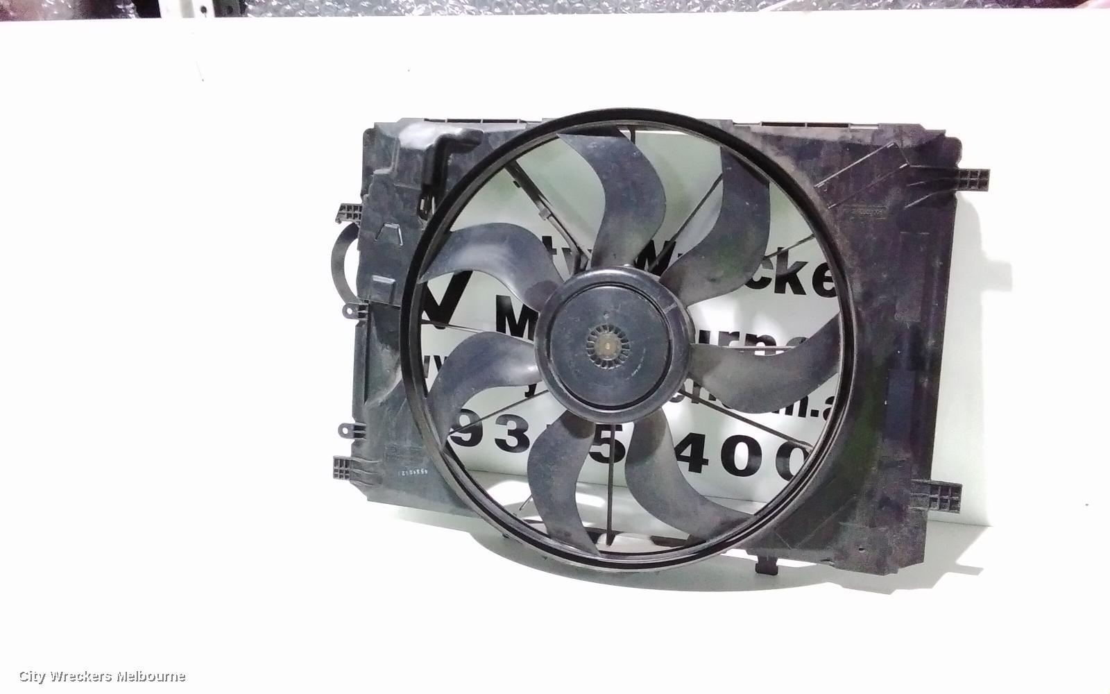 MERCEDES CLA CLASS FAN, SINGLE FAN ASSY, 2.0, PETROL, NON AMG, C117/X117, 02/2014 - 01/2019