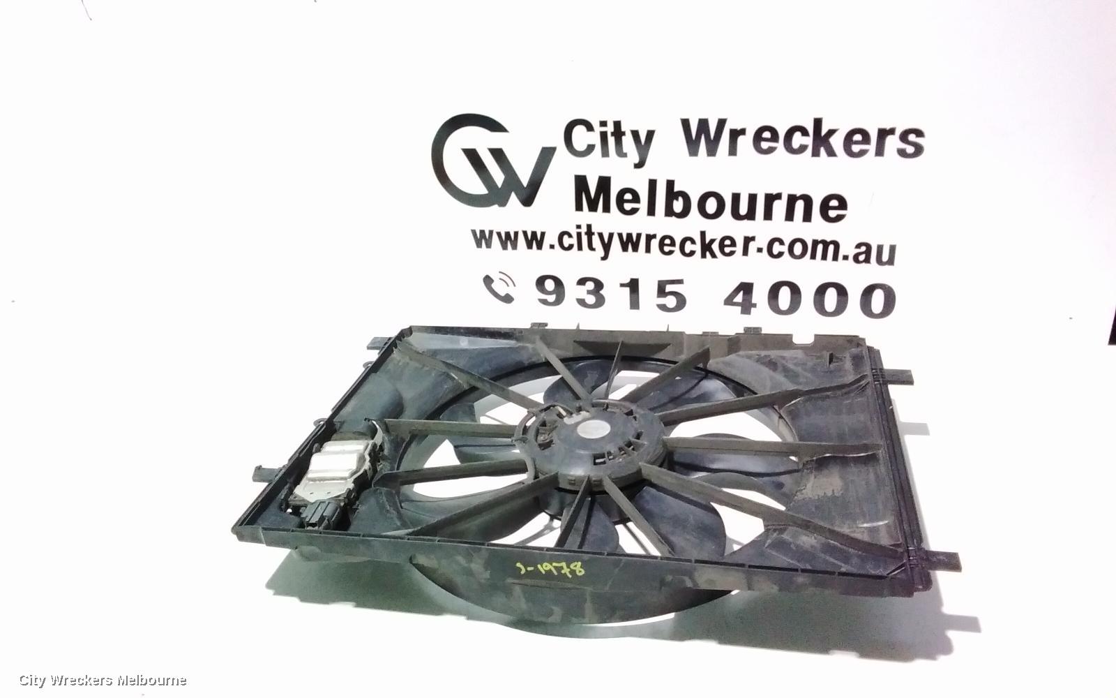 MERCEDES CLA CLASS FAN, SINGLE FAN ASSY, 2.0, PETROL, NON AMG, C117/X117, 02/2014 - 01/2019
