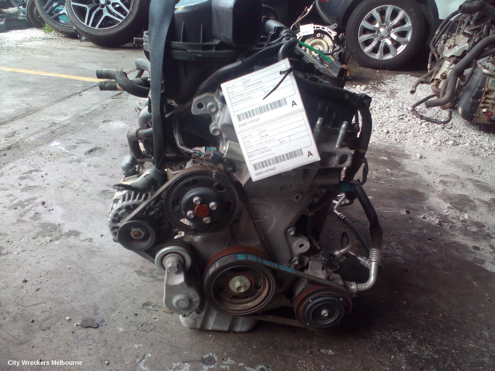 SUZUKI SWIFT ENGINE, PETROL, 1.2, K12C, AZ, 04/2017 ONWARDS