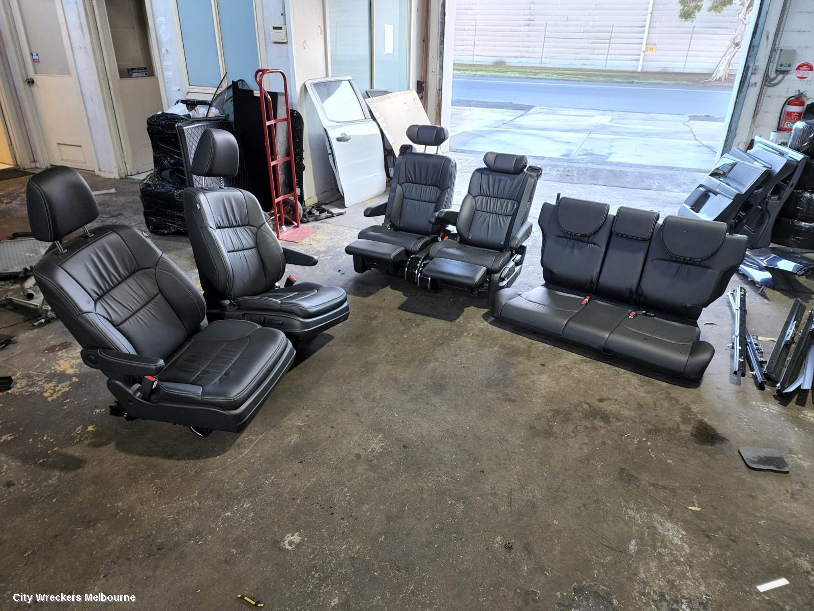 HONDA ODYSSEY COMPLETE INTERIOR, LEATHER, BLACK, RC1, 02/2014 ONWARDS