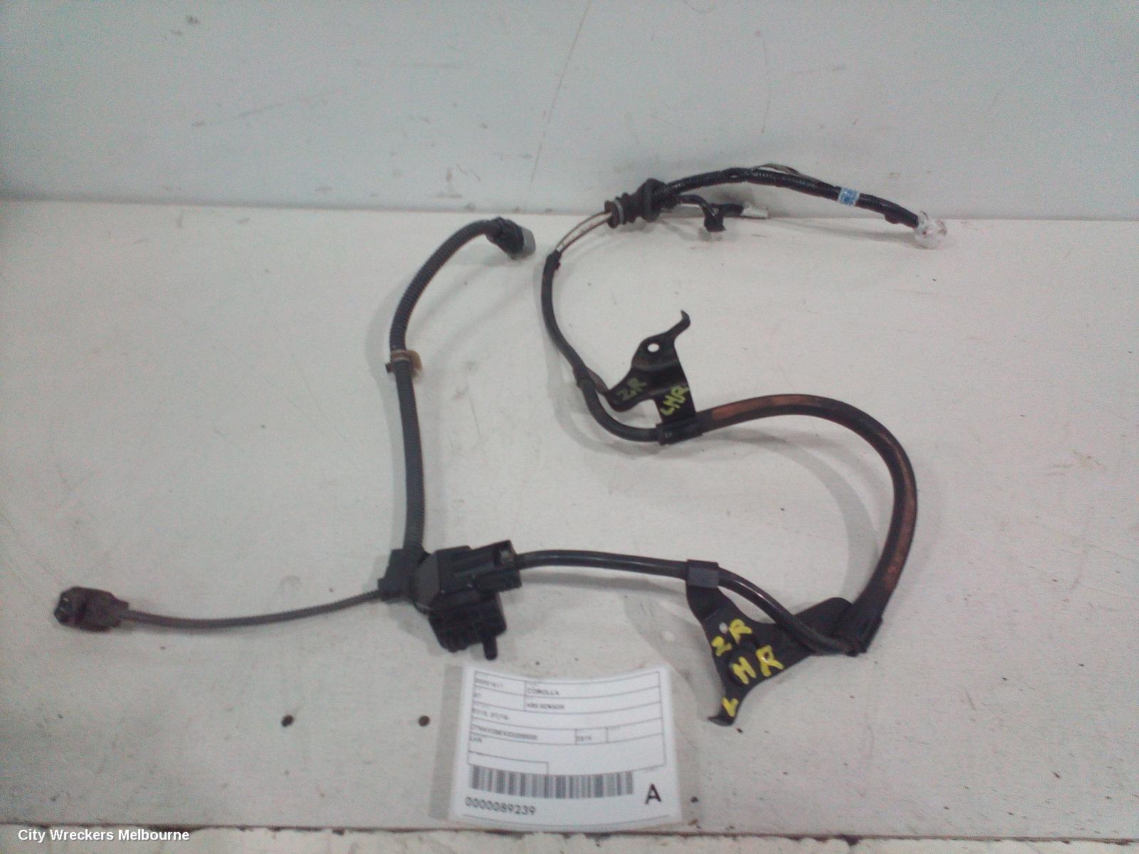 TOYOTA COROLLA ABS SENSOR, LH REAR, E210, 07/2018 ONWARDS