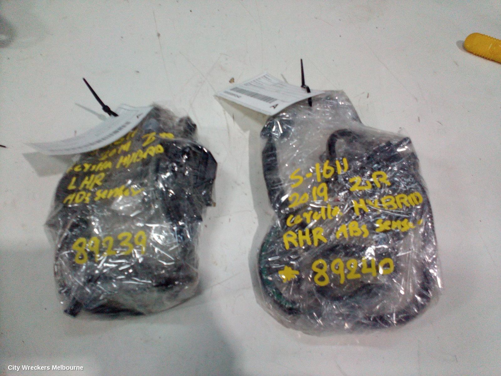 TOYOTA COROLLA ABS SENSOR, LH REAR, E210, 07/2018 ONWARDS