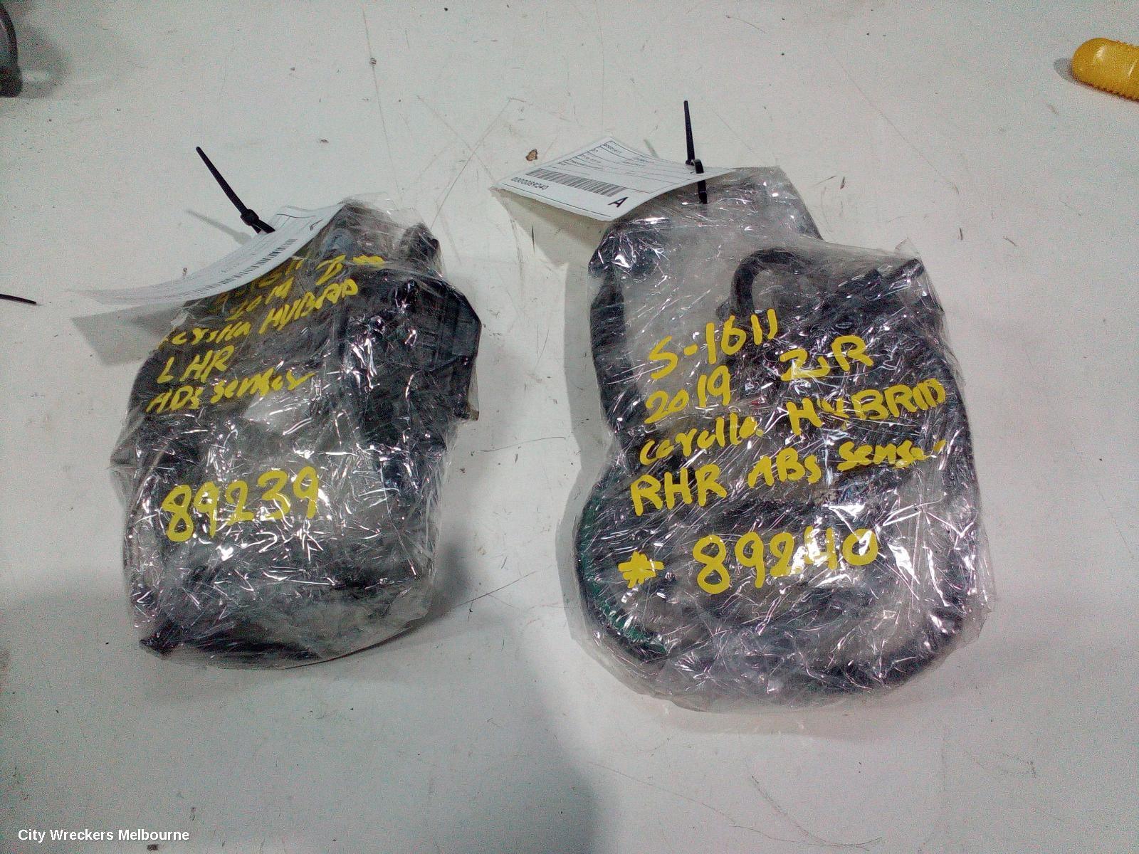 TOYOTA COROLLA ABS SENSOR, RH REAR, E210, 07/2018 ONWARDS