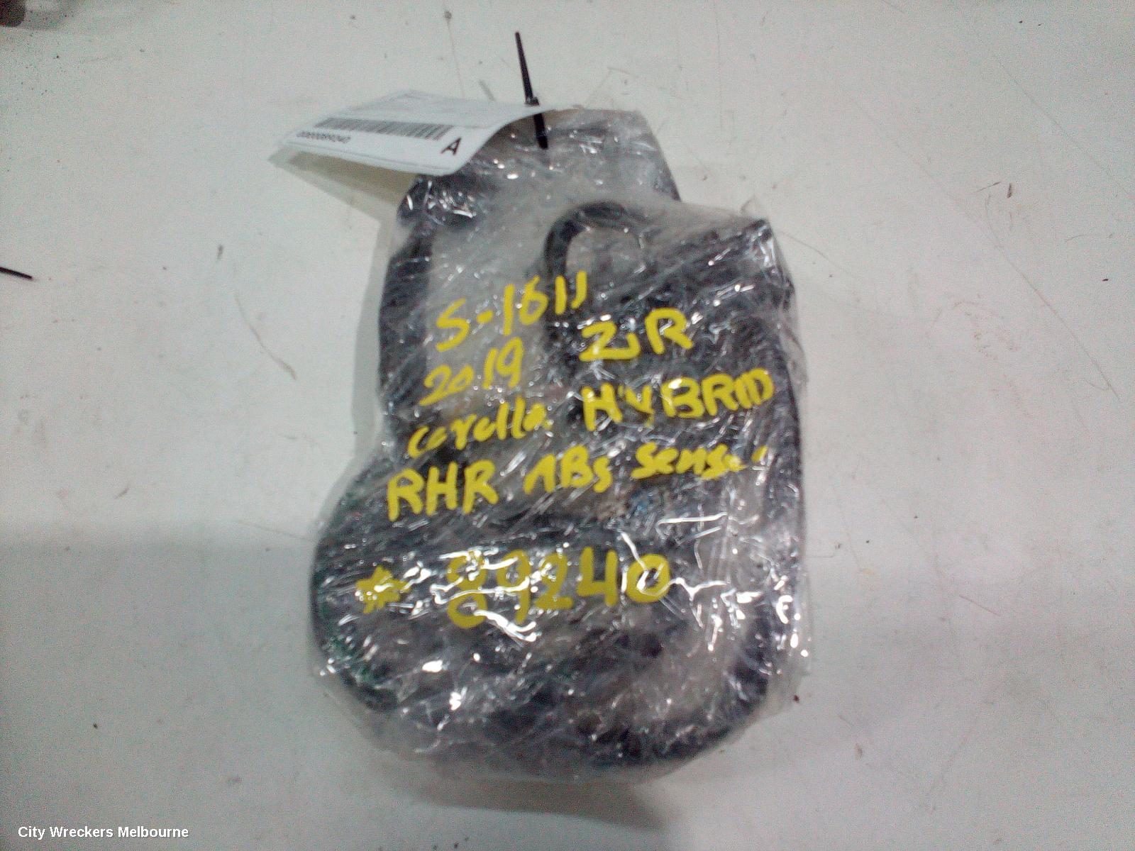 TOYOTA COROLLA ABS SENSOR, RH REAR, E210, 07/2018 ONWARDS