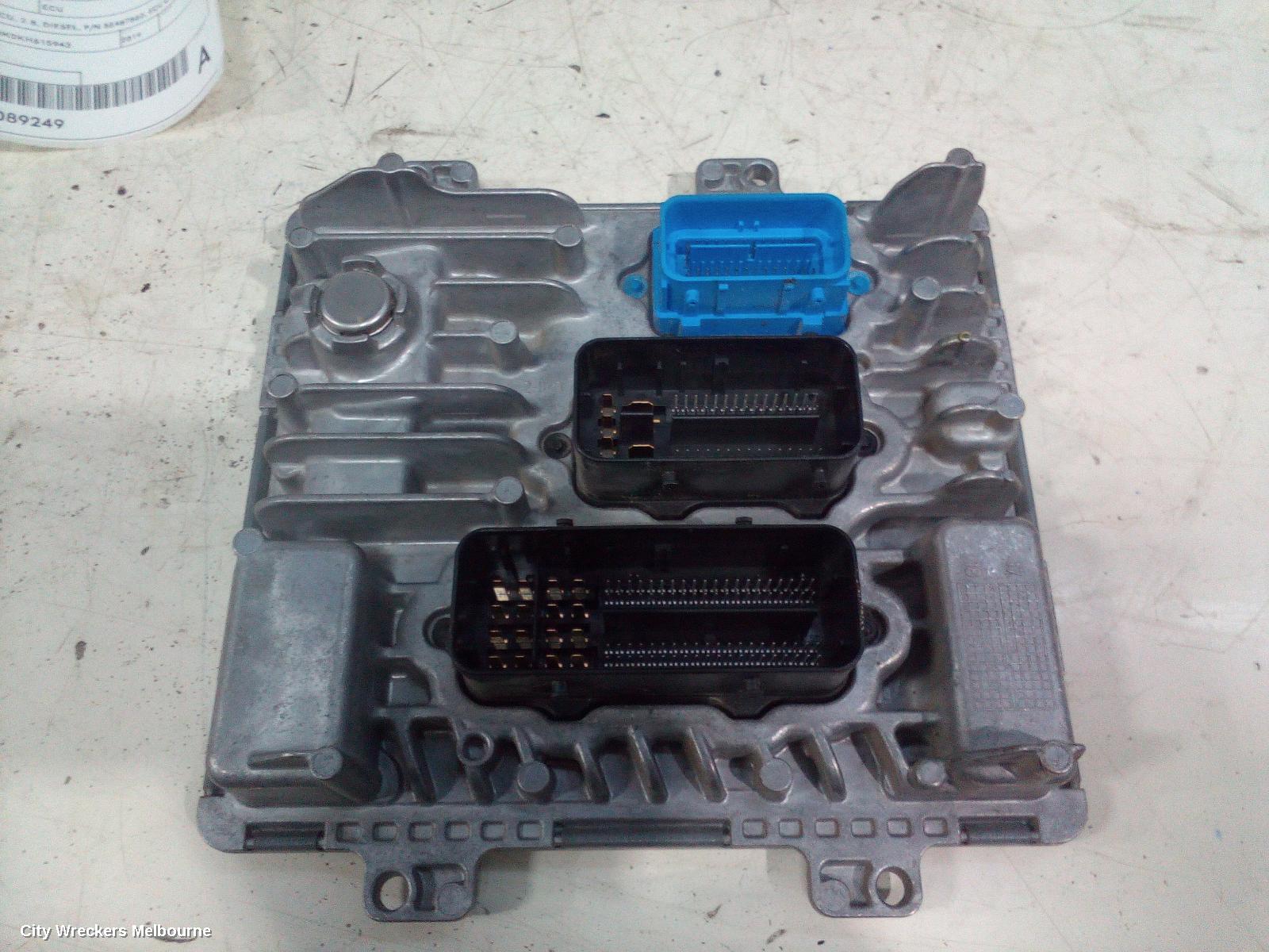 HOLDEN COLORADO ECU, ENGINE ECU, 2.8, DIESEL, P/N 55487860, ECU ONLY, RG, 01/2012 - 12/2020