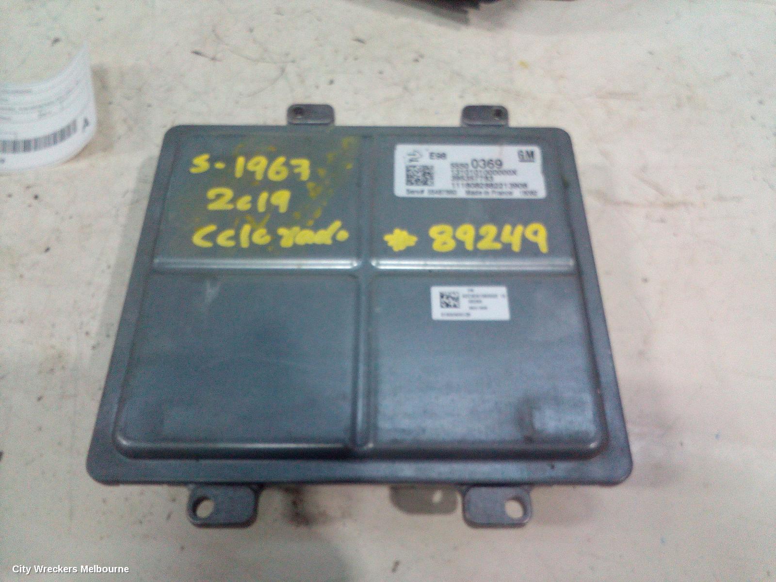 HOLDEN COLORADO ECU, ENGINE ECU, 2.8, DIESEL, P/N 55487860, ECU ONLY, RG, 01/2012 - 12/2020