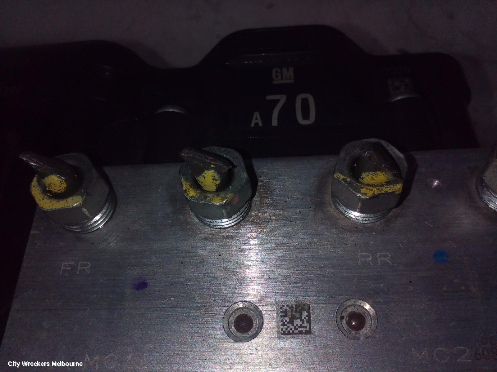 HOLDEN COLORADO ABS PUMP/MODULATOR, RG/RG7, P/N 1013387000BP, 01/2012 - 12/2020