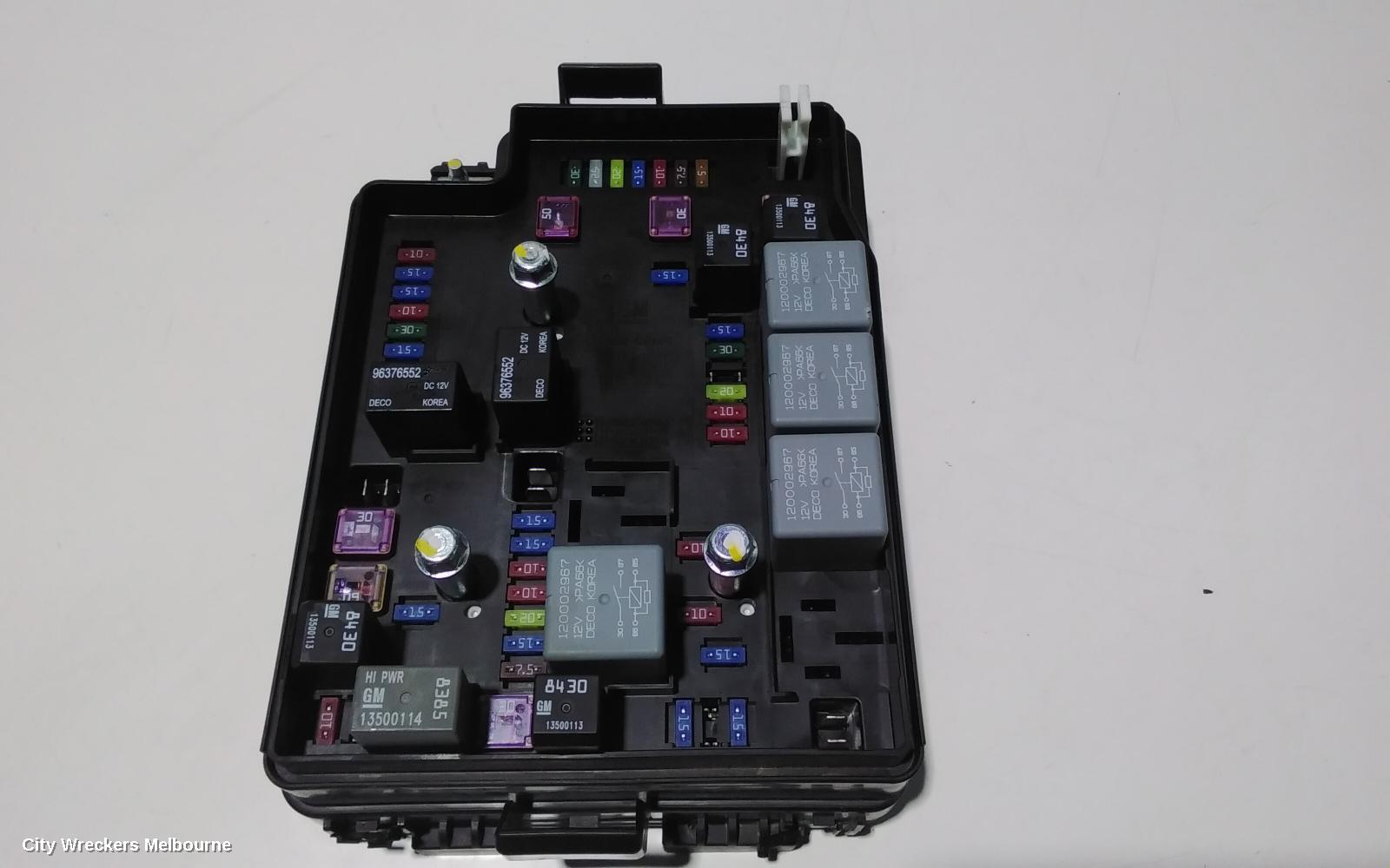 HOLDEN COLORADO FUSE BOX, ENGINE BAY, RG, 01/2012 - 12/2020