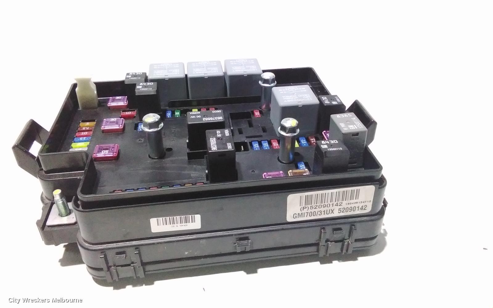 HOLDEN COLORADO FUSE BOX, ENGINE BAY, RG, 01/2012 - 12/2020