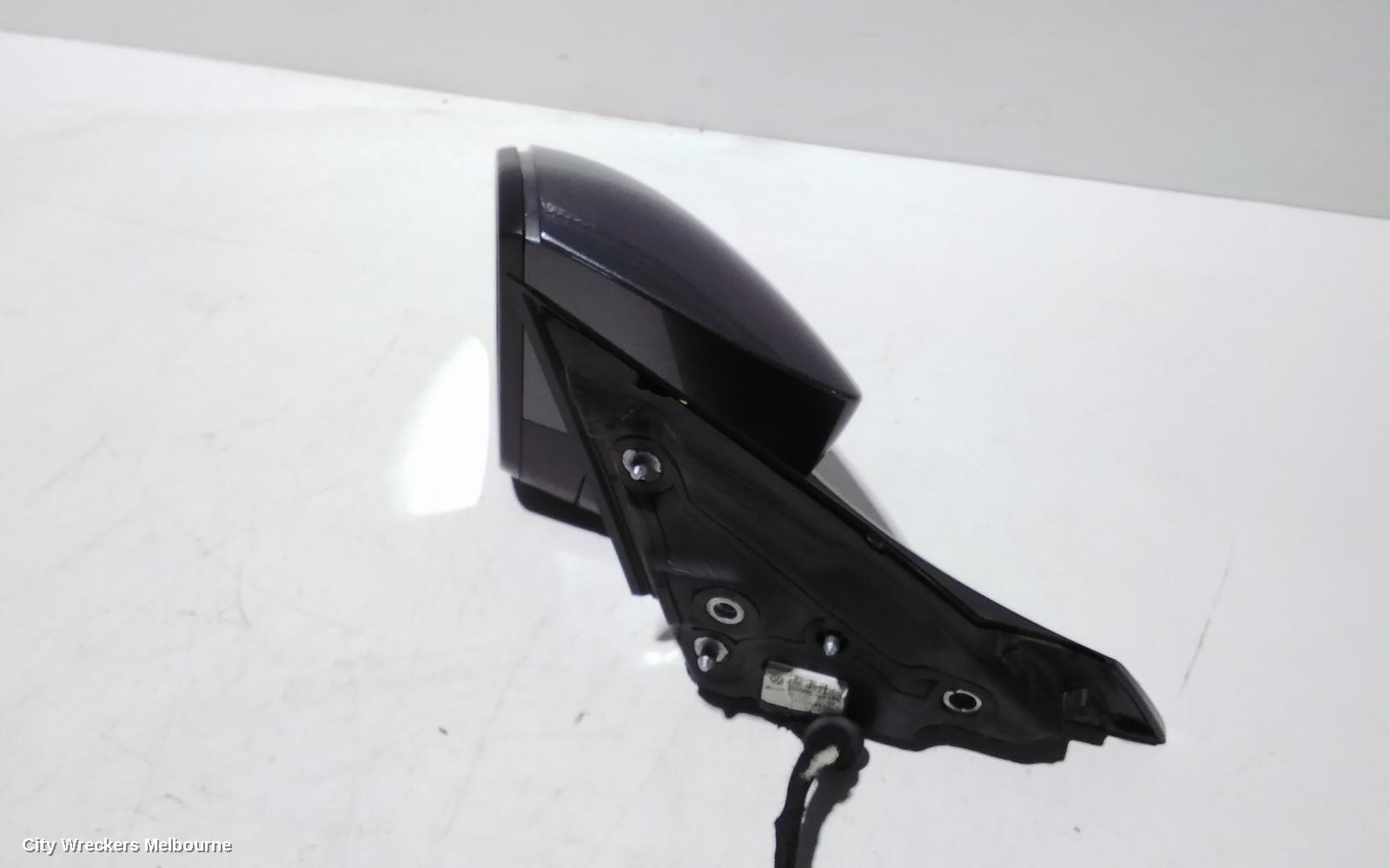 VOLKSWAGEN T-ROC LEFT DOOR MIRROR, A1, POWER FOLD & HEATED TYPE, W/ BLIND SPOT TYPE, COLOUR CODED, 03/2020 - 07/2022