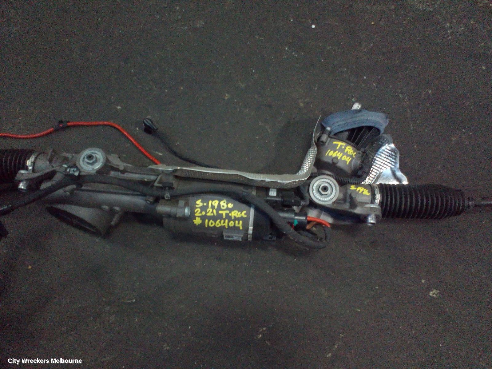 VOLKSWAGEN T-ROC STEERING BOX/RACK, A1, 03/2020 ONWARDS