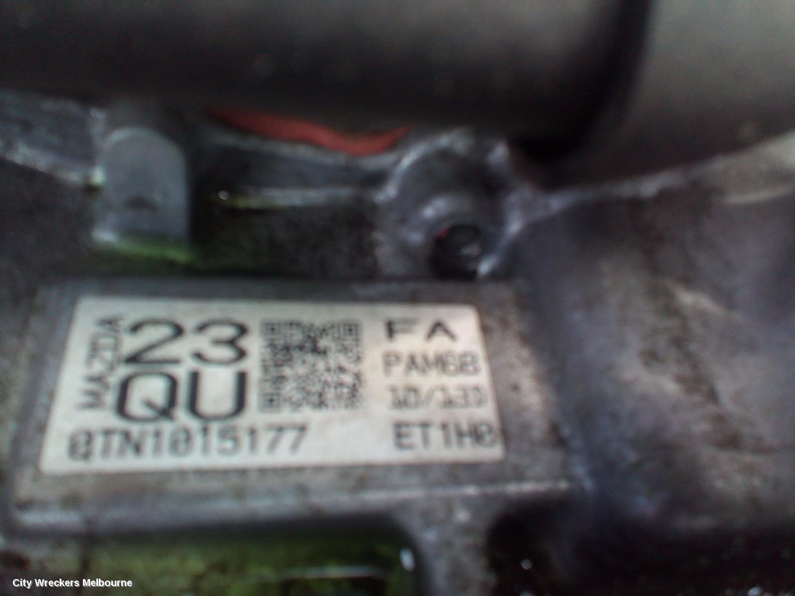 MAZDA 3 TRANS/GEARBOX, AUTO, PETROL, 2.0, SKYACTIV G/E-SKYACTIV G/E-SKYACTIV X, BP, 03/2019 ONWARDS