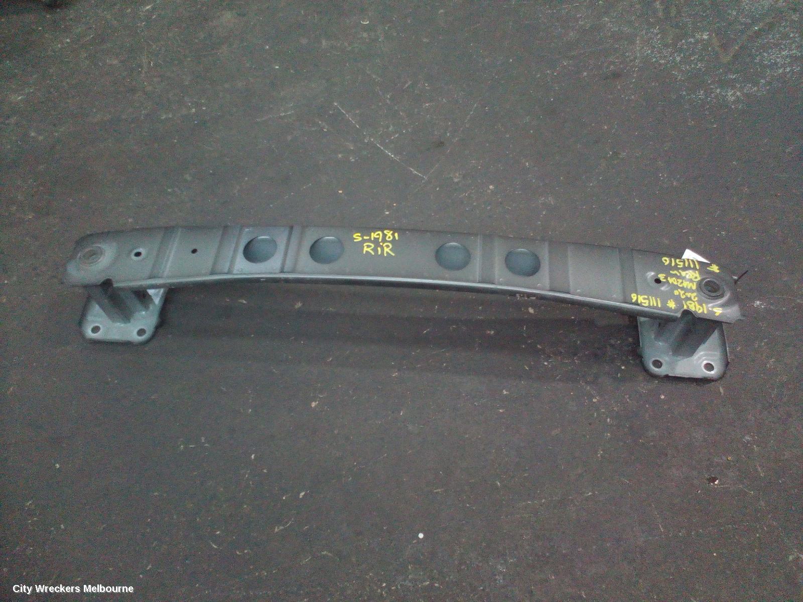 MAZDA 3 R/BAR BRACKET/REINFO, MAIN REINFORCEMENT, SEDAN/HATCH, BP, 03/2019 ONWARDS
