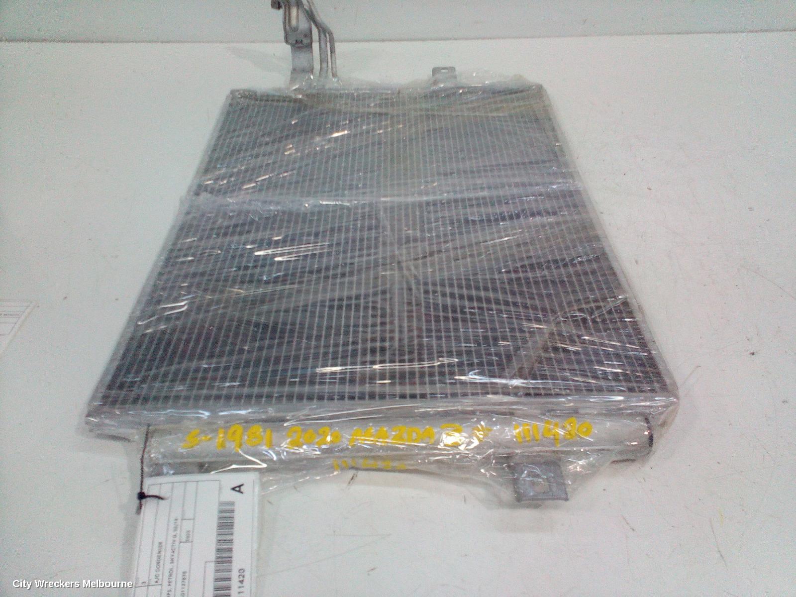 MAZDA 3 A/C CONDENSER, BP, 2.0, PE-VPS, PETROL, SKYACTIV G, 03/2019 ONWARDS