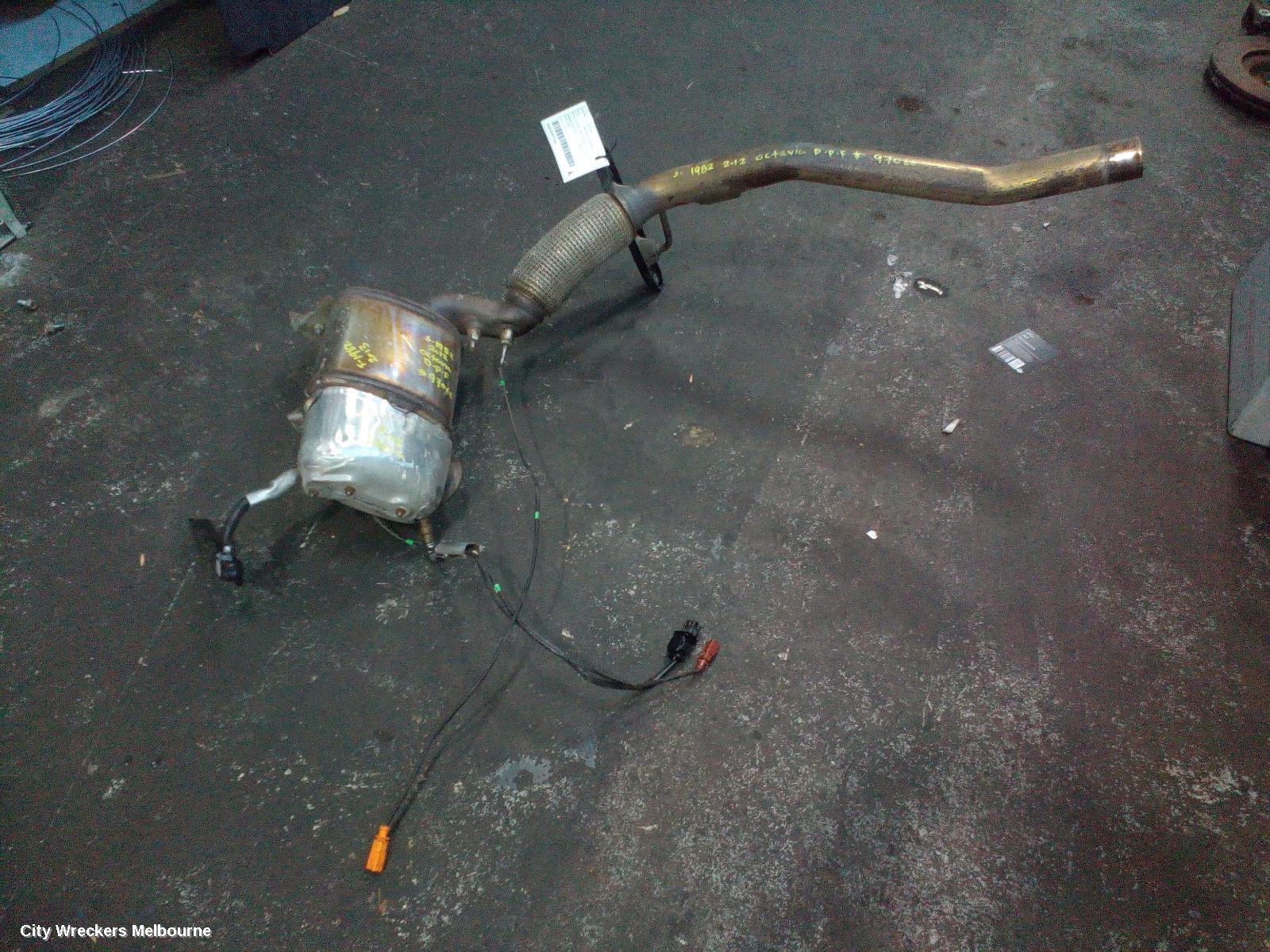 SKODA OCTAVIA PARTICULATE FILTER/DPF, DIESEL, 2.0, CFHC CODE, 1Z, 08/2010 - 12/2012