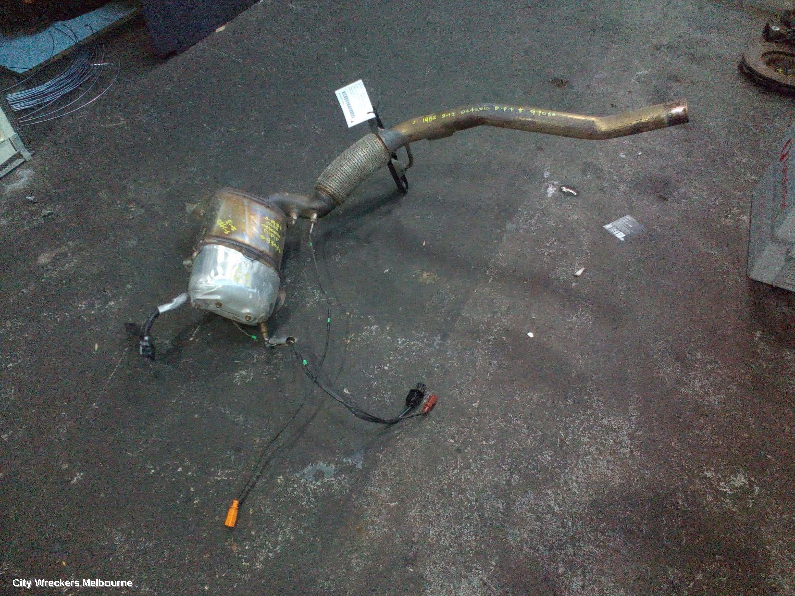 SKODA OCTAVIA PARTICULATE FILTER/DPF, DIESEL, 2.0, CFHC CODE, 1Z, 08/2010 - 12/2012