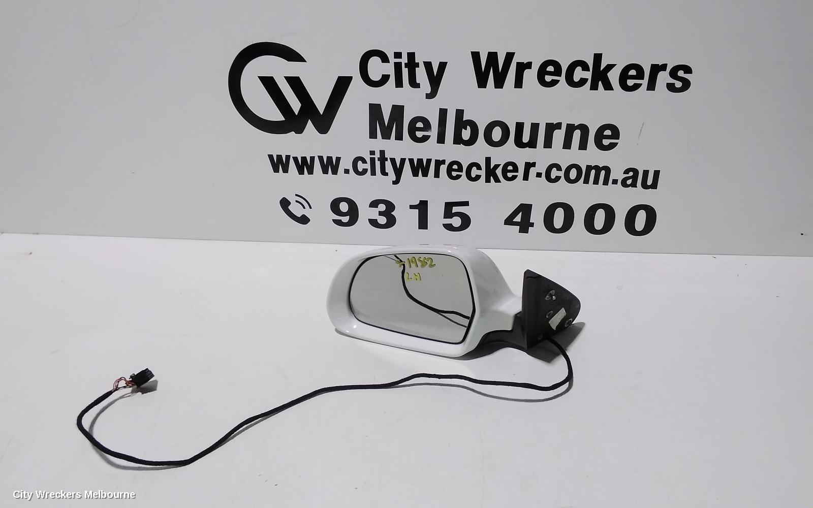 SKODA OCTAVIA LEFT DOOR MIRROR, 1Z, AMBIENTE/RS, MANUAL FOLD, NON SURROUND LIGHT TYPE (6XD), 02/2009 - 10/2013