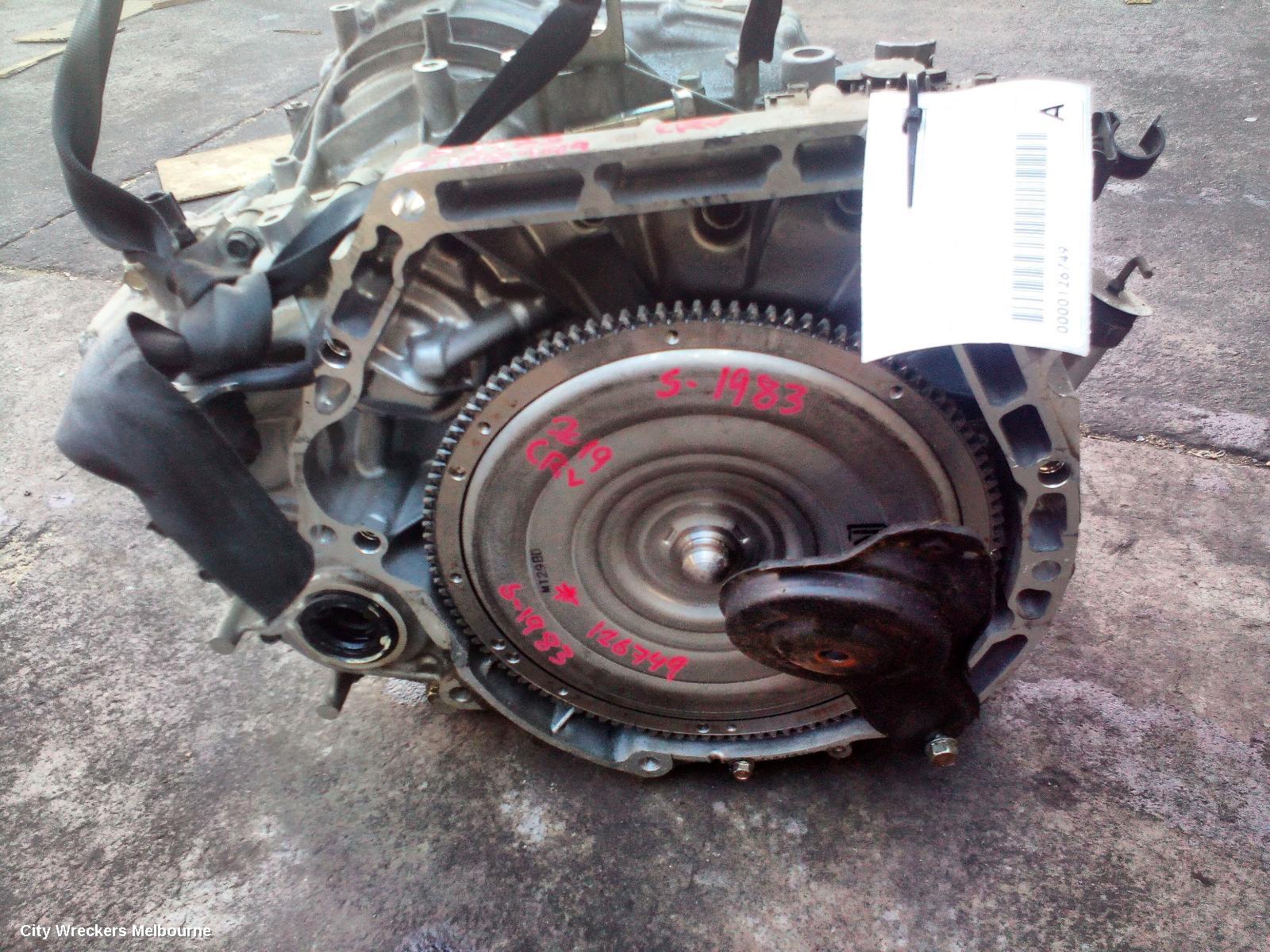 HONDA CRV TRANS/GEARBOX, AUTO, FWD, PETROL, 2.0, RW, 07/2018 ONWARDS
