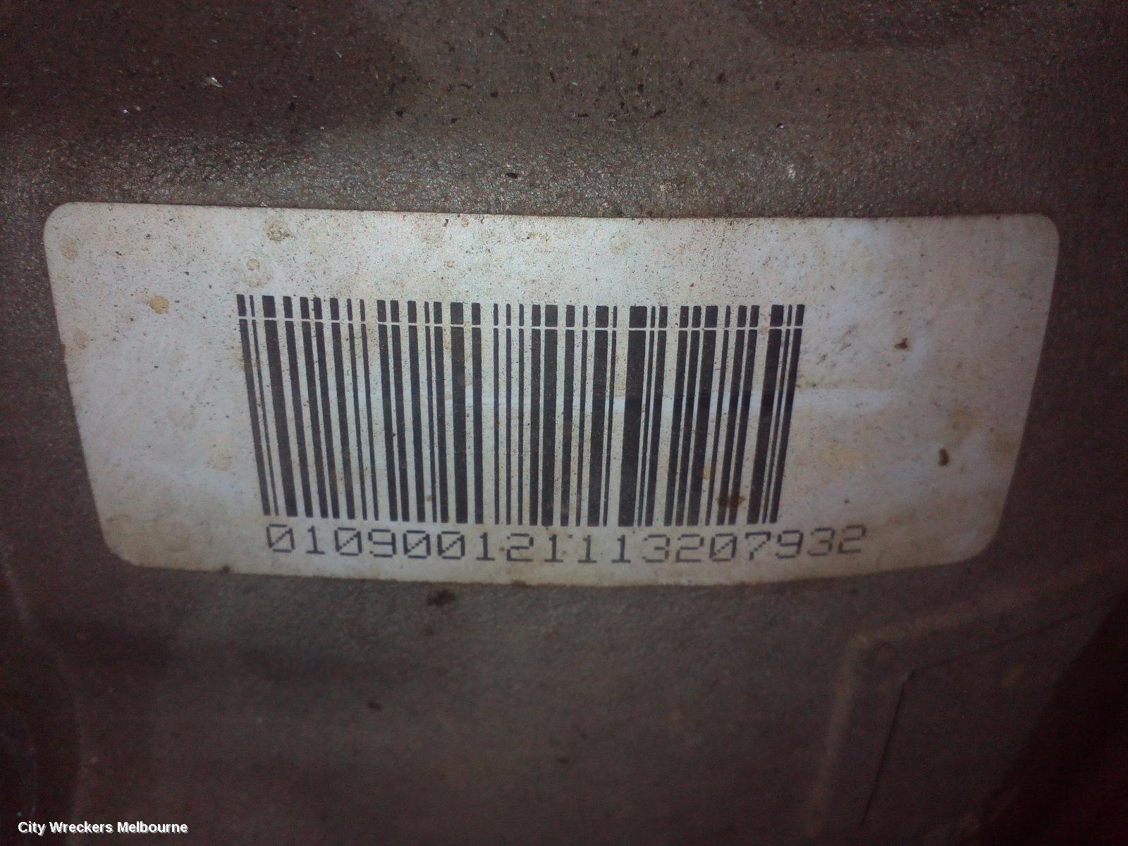 CHRYSLER 300C TRANS/GEARBOX, AUTO, PETROL, 3.6, 8 SPEED, 8HP45 CODE, LX, 12/2012 - 09/2014