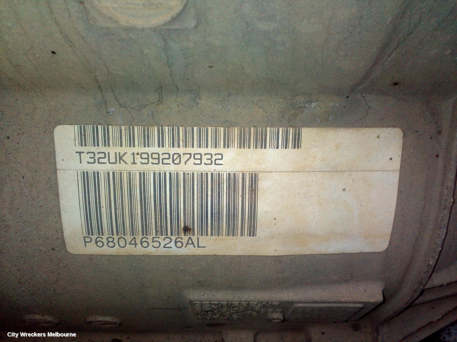 CHRYSLER 300C TRANS/GEARBOX, AUTO, PETROL, 3.6, 8 SPEED, 8HP45 CODE, LX, 12/2012 - 09/2014