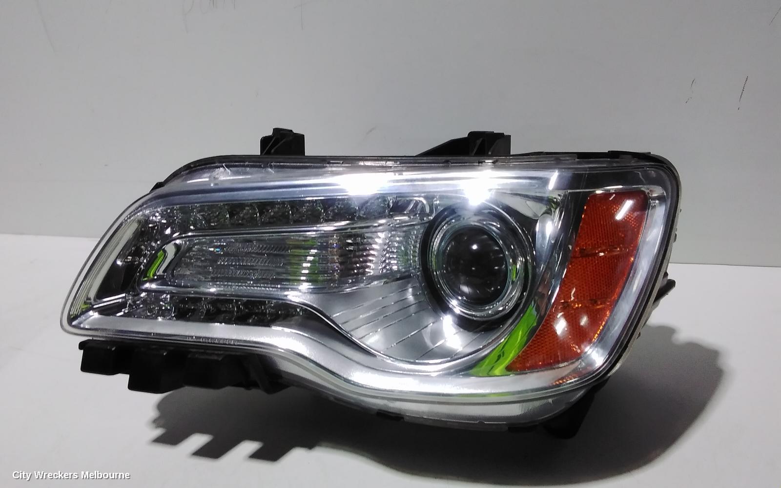 CHRYSLER 300C LEFT HEADLAMP, LX2, XENON, W/ CHROME BEZEL TYPE, 07/2012 - 12/2014